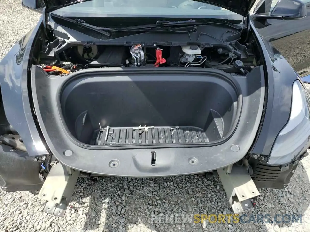 12 fotografías del automóvil dañado 7SAYGDEF5RF064183 TESLA MODEL Y 2024