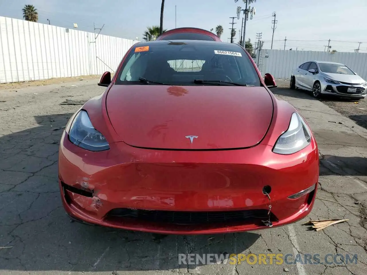 5 fotografías del automóvil dañado 7SAYGDEF5RF072803 TESLA MODEL Y 2024