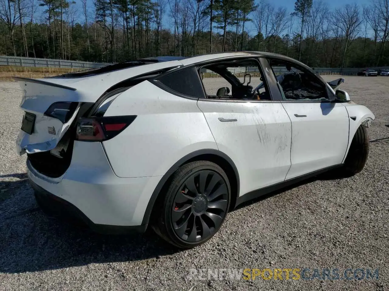 3 fotografías del automóvil dañado 7SAYGDEF5RF183755 TESLA MODEL Y 2024
