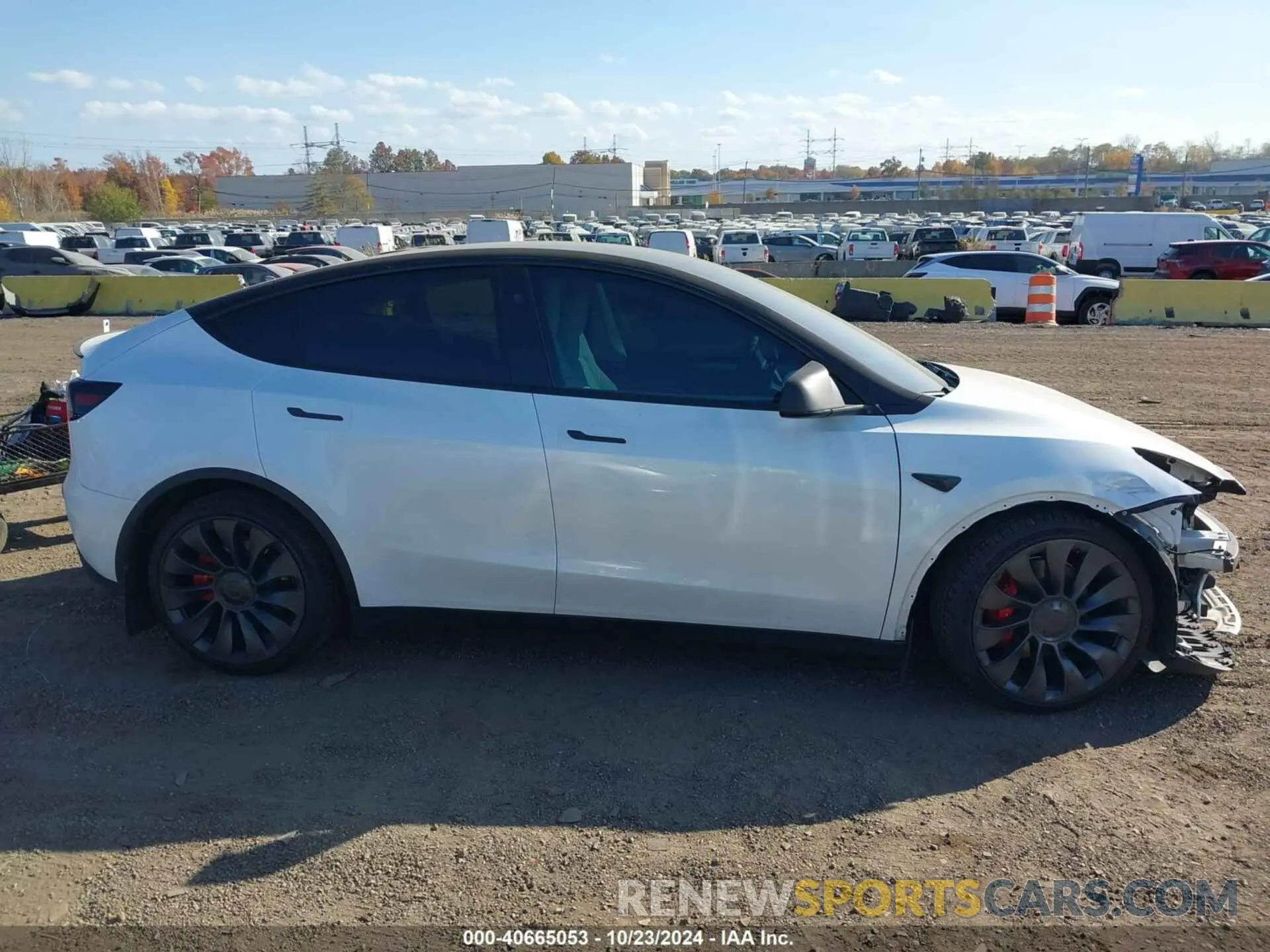 14 fotografías del automóvil dañado 7SAYGDEF6RA262221 TESLA MODEL Y 2024
