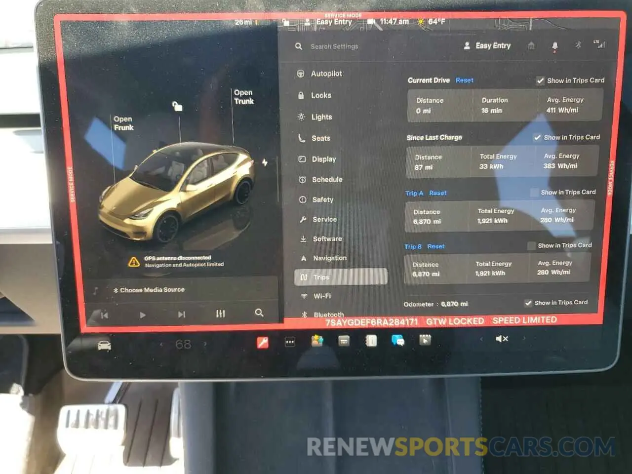 9 fotografías del automóvil dañado 7SAYGDEF6RA284171 TESLA MODEL Y 2024