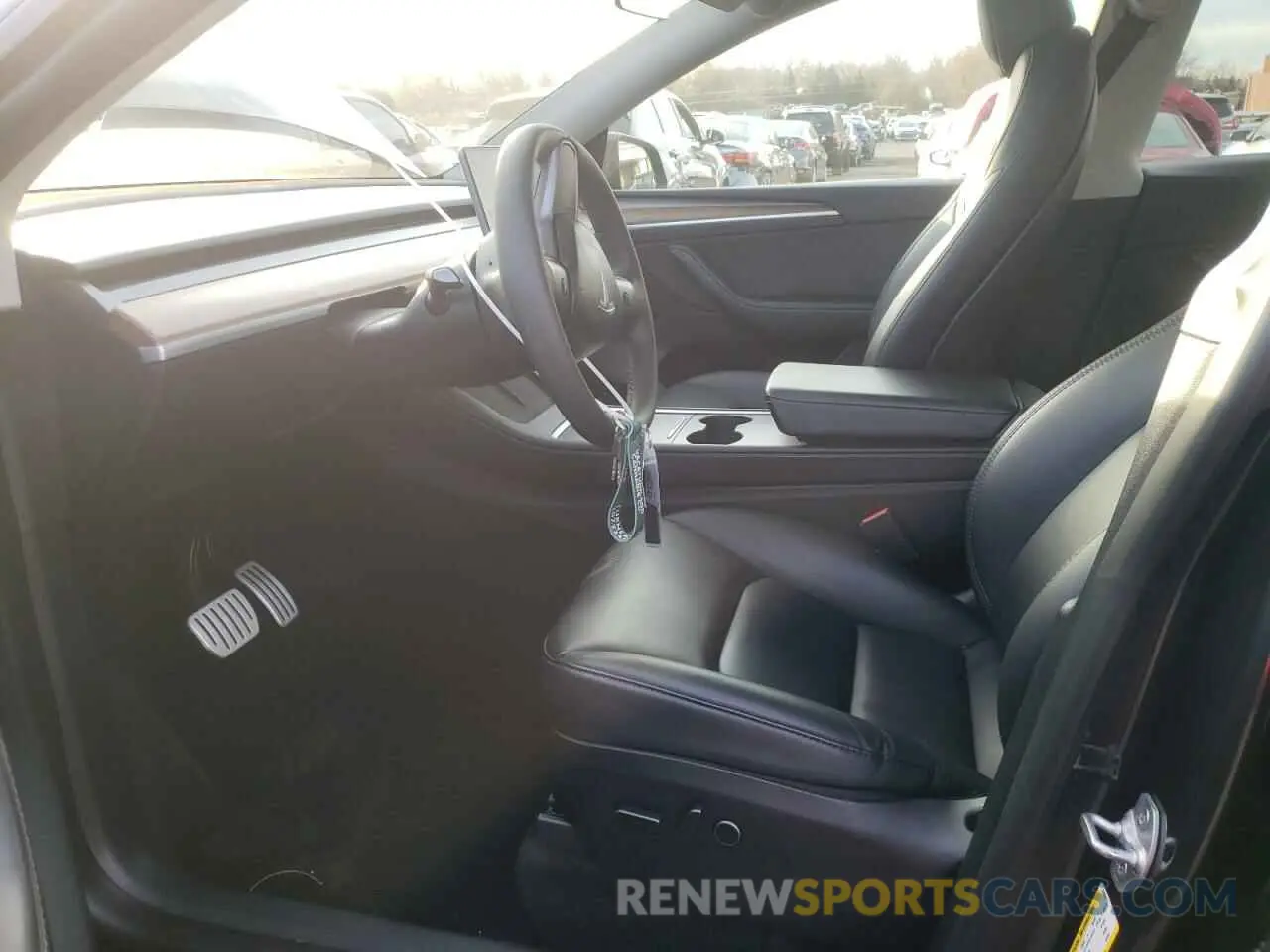 7 fotografías del automóvil dañado 7SAYGDEF6RF024579 TESLA MODEL Y 2024