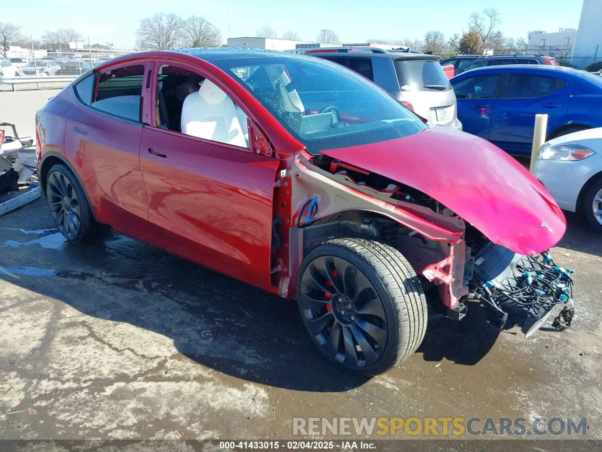 1 fotografías del automóvil dañado 7SAYGDEF7RF029774 TESLA MODEL Y 2024