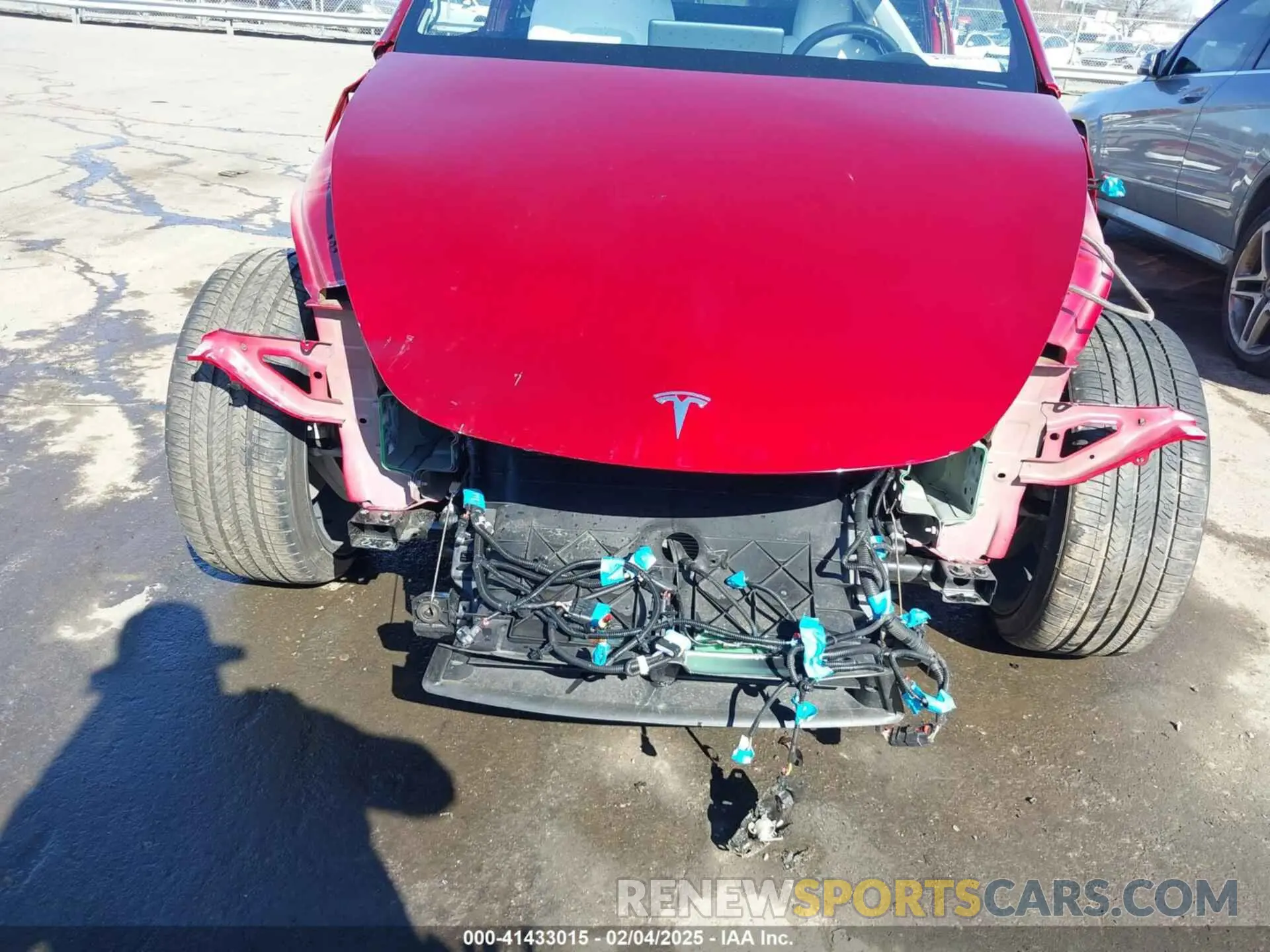 6 fotografías del automóvil dañado 7SAYGDEF7RF029774 TESLA MODEL Y 2024
