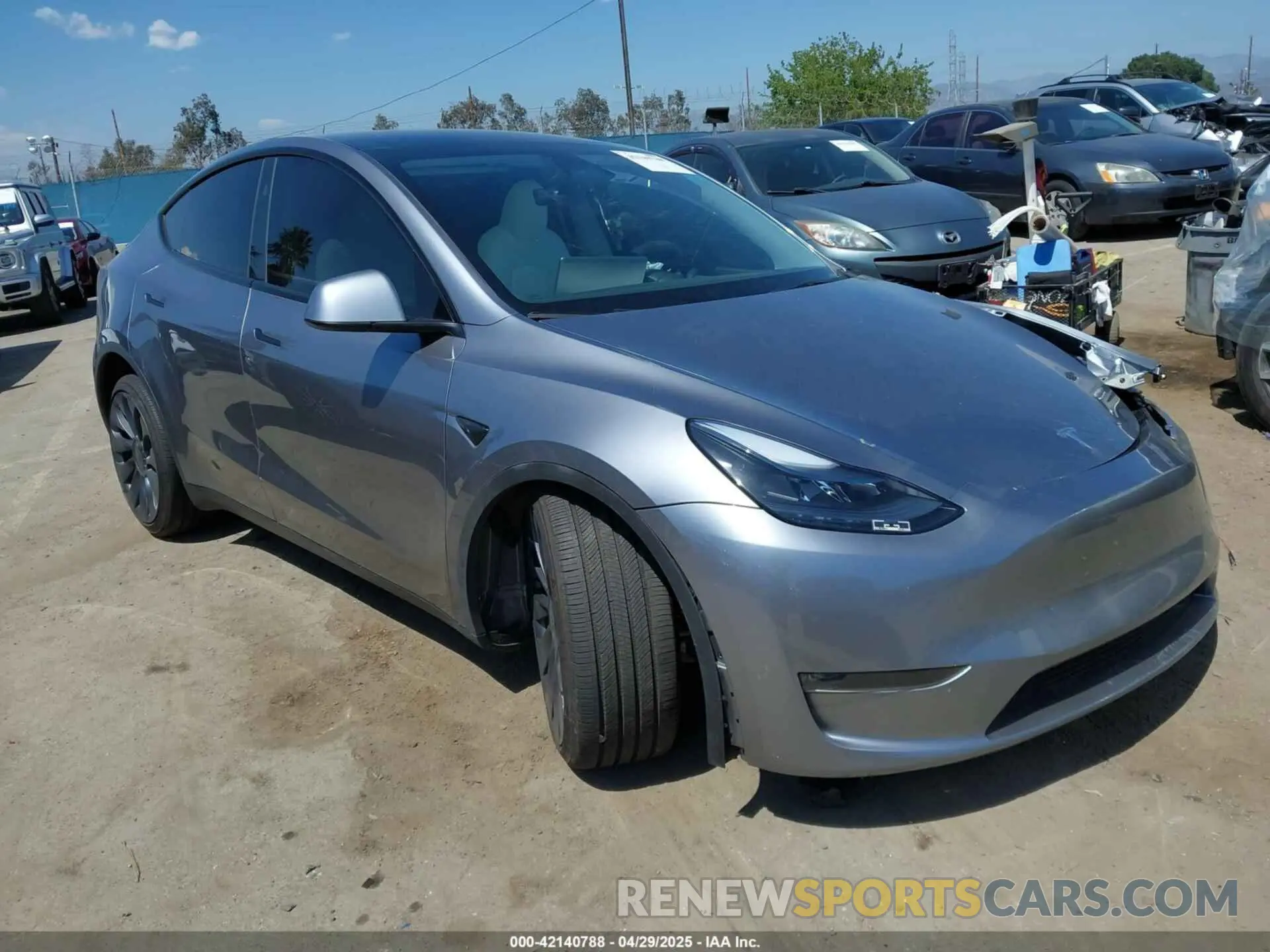 1 fotografías del automóvil dañado 7SAYGDEF9RA299036 TESLA MODEL Y 2024