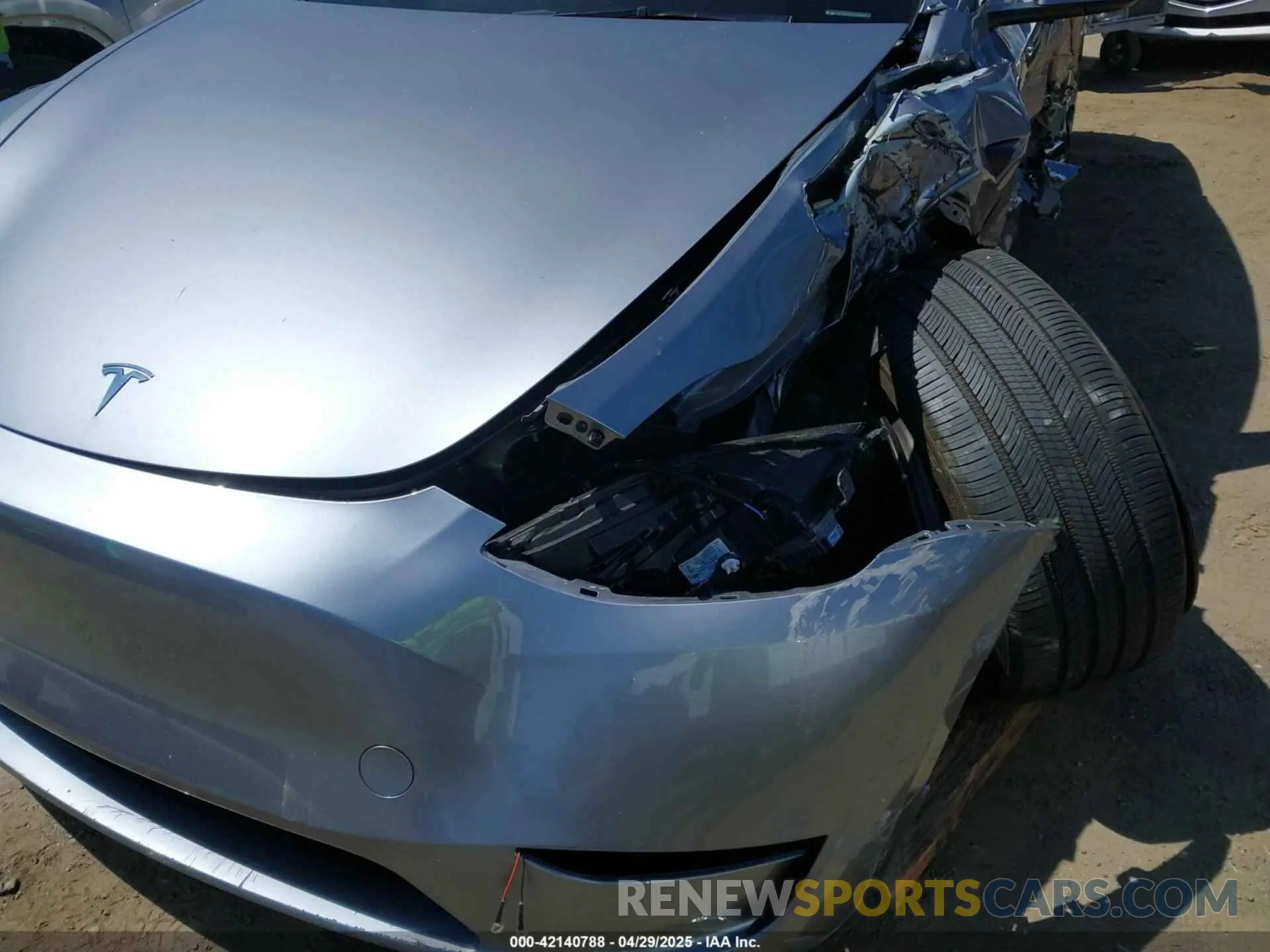 20 fotografías del automóvil dañado 7SAYGDEF9RA299036 TESLA MODEL Y 2024