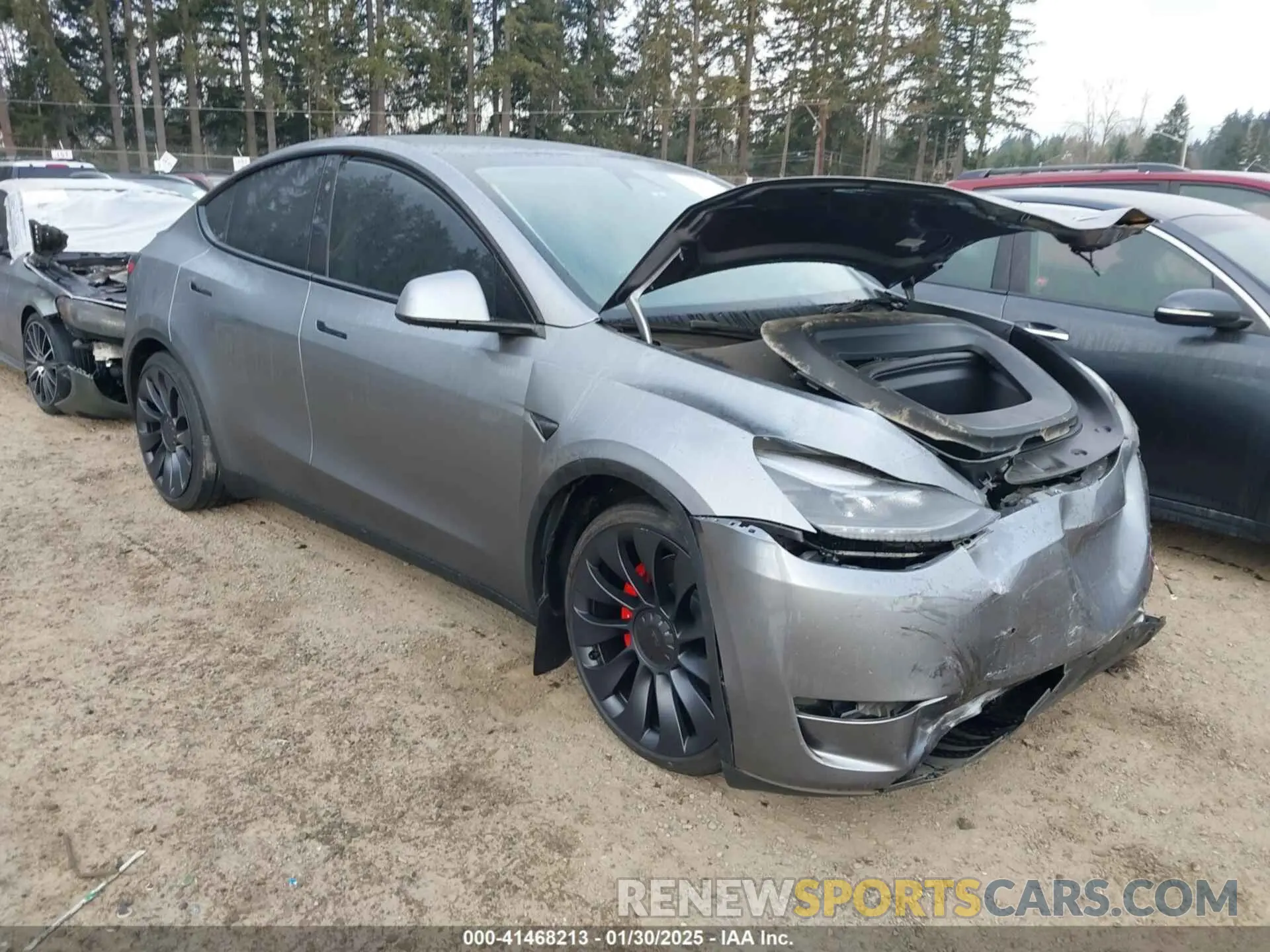 1 fotografías del automóvil dañado 7SAYGDEF9RF109982 TESLA MODEL Y 2024