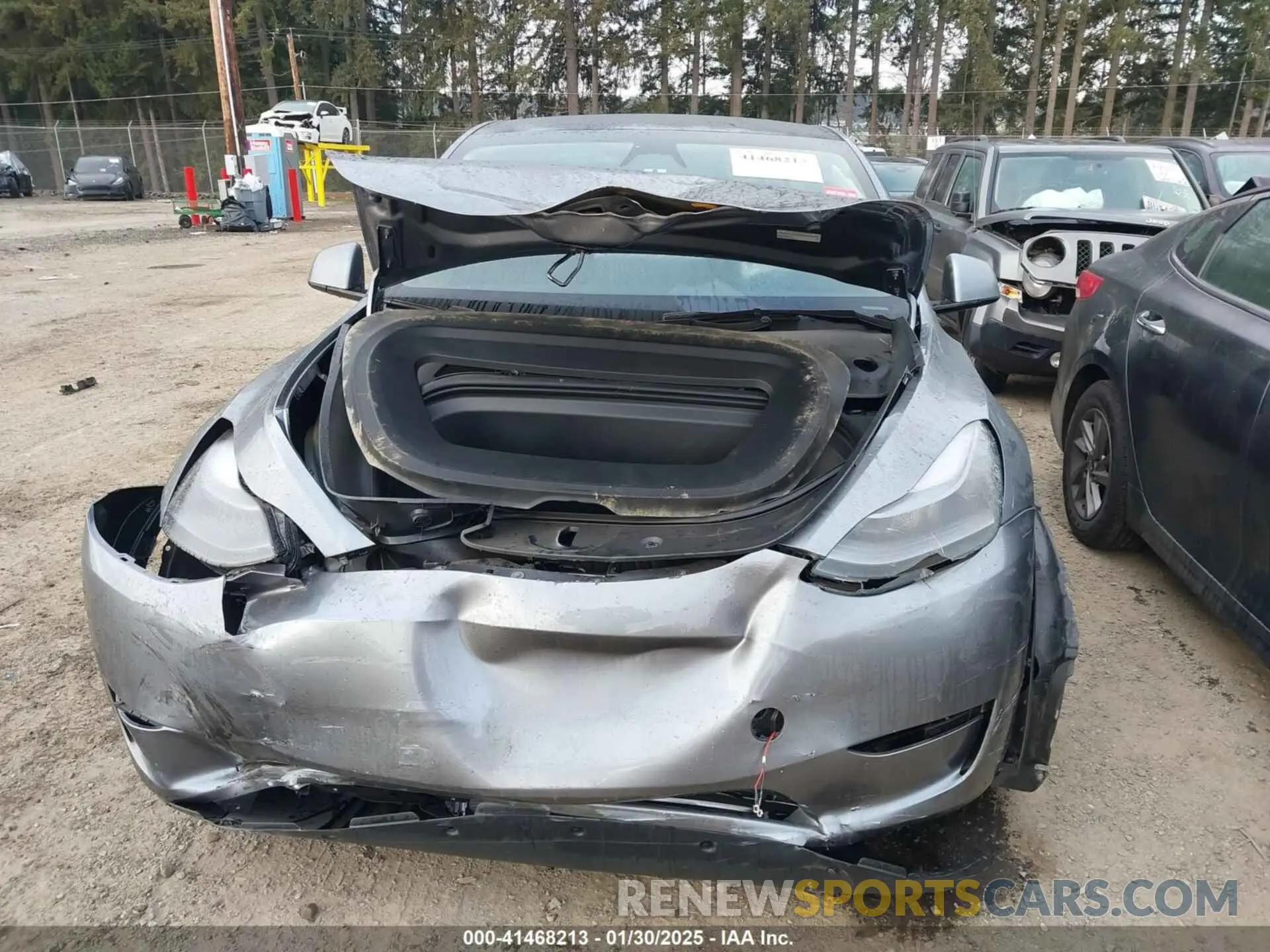 13 fotografías del automóvil dañado 7SAYGDEF9RF109982 TESLA MODEL Y 2024