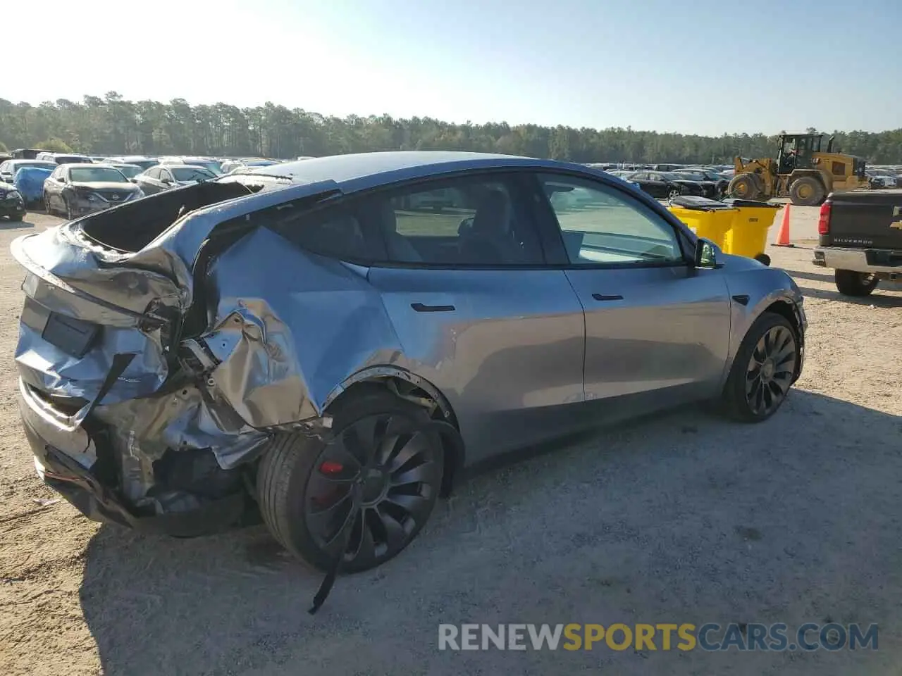 3 fotografías del automóvil dañado 7SAYGDEFXRA307516 TESLA MODEL Y 2024