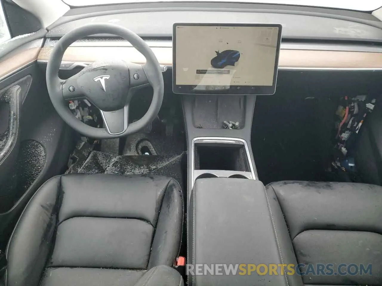 8 fotografías del automóvil dañado LRWYGDEE3RC661444 TESLA MODEL Y 2024