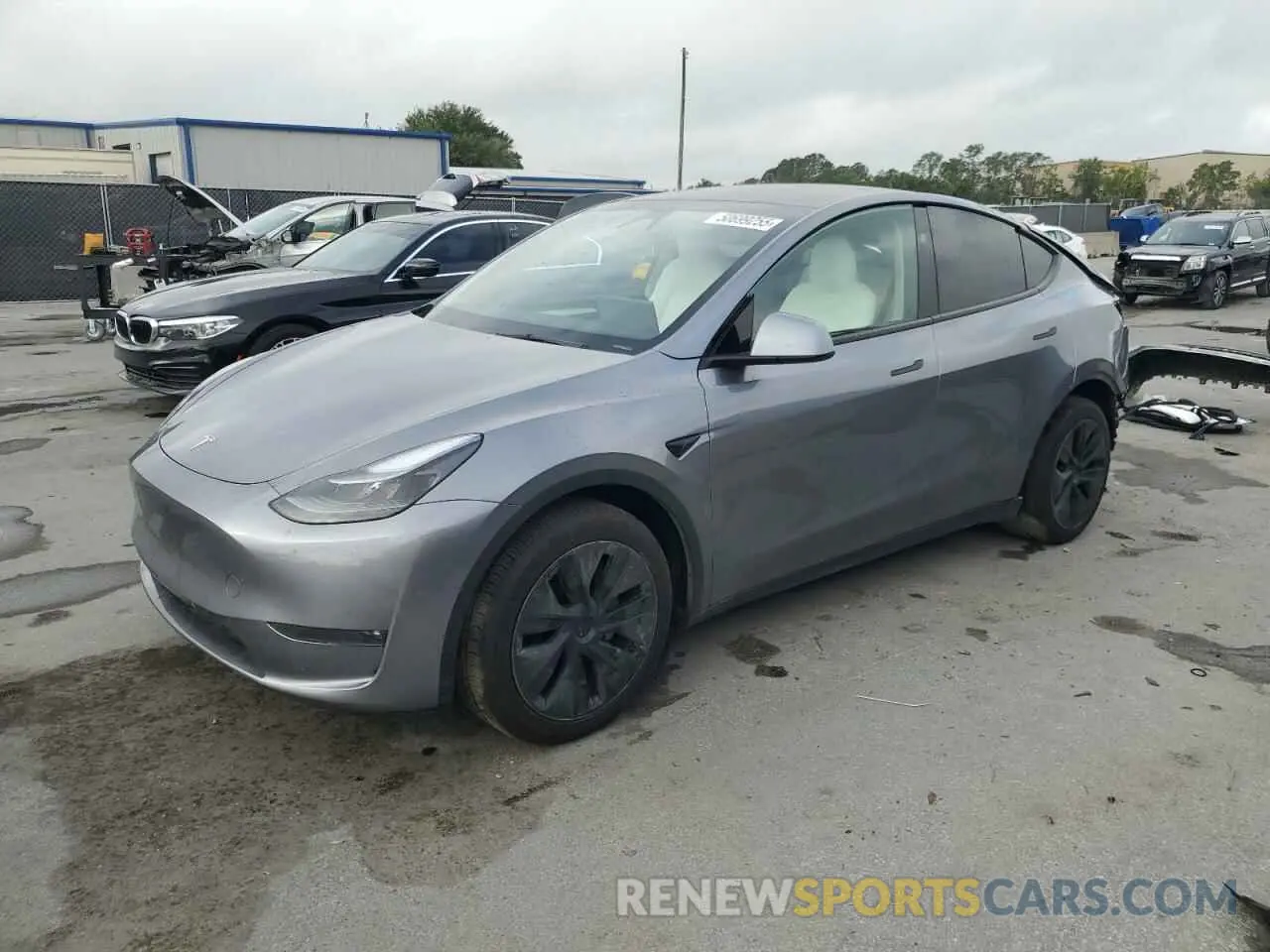 1 fotografías del automóvil dañado 7SAYGAEE1SF219078 TESLA MODEL Y 2025