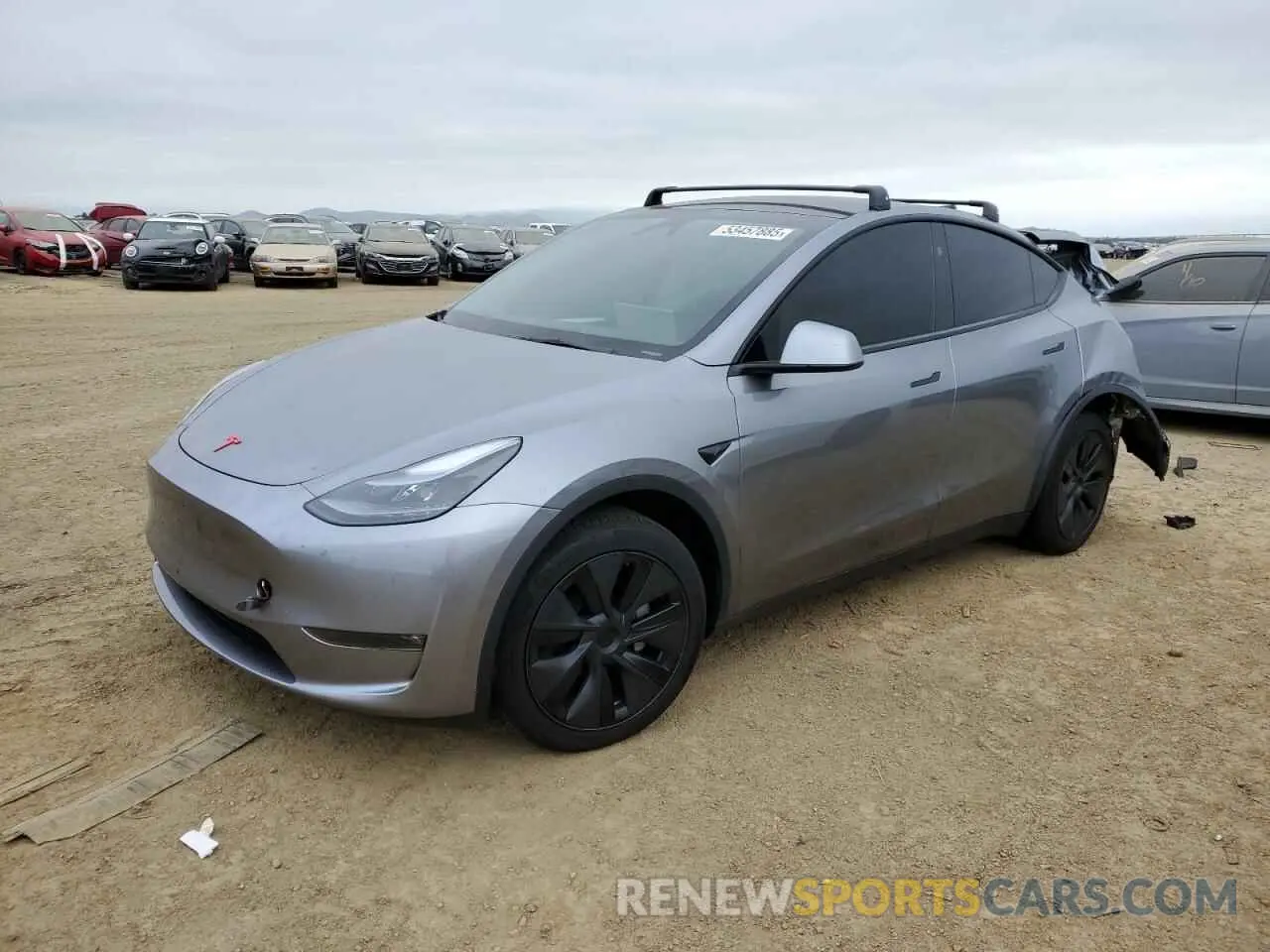 1 fotografías del automóvil dañado 7SAYGAEE2SF312868 TESLA MODEL Y 2025