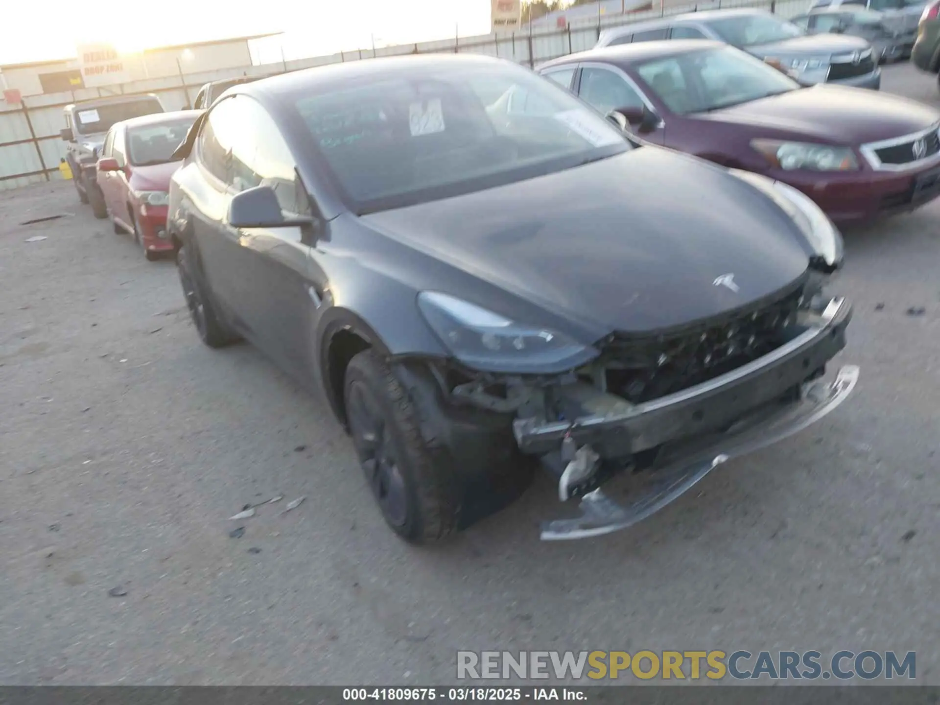 1 fotografías del automóvil dañado 7SAYGAEE3SF257640 TESLA MODEL Y 2025