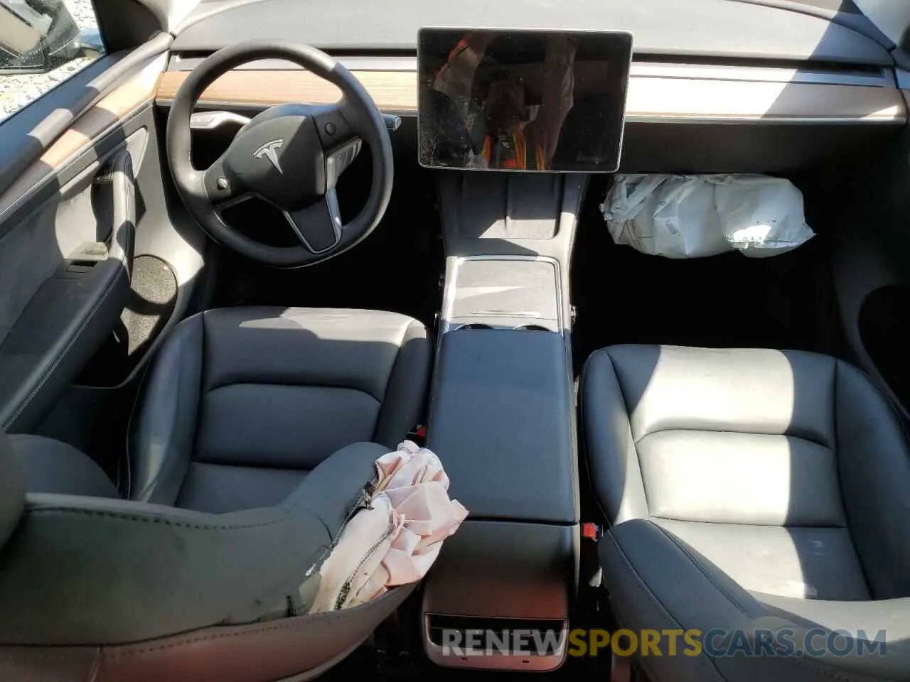 8 fotografías del automóvil dañado 7SAYGAEE5SF217365 TESLA MODEL Y 2025