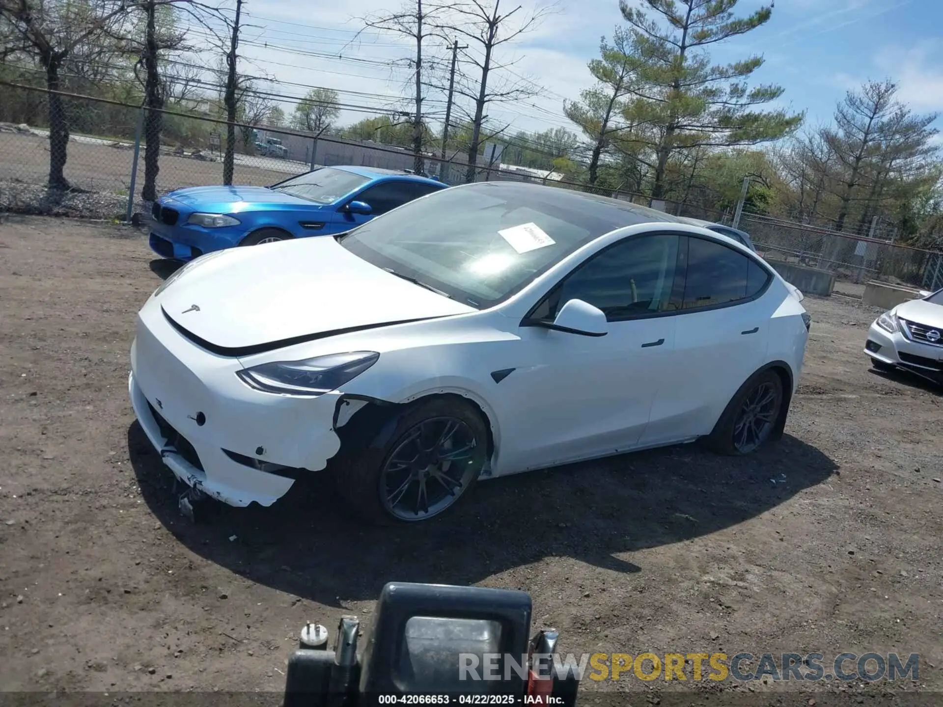 14 fotografías del automóvil dañado 7SAYGAEE6SF238189 TESLA MODEL Y 2025