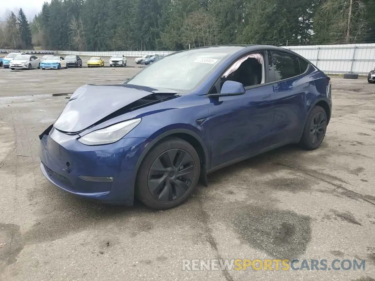 1 fotografías del automóvil dañado 7SAYGAEE8SF260565 TESLA MODEL Y 2025