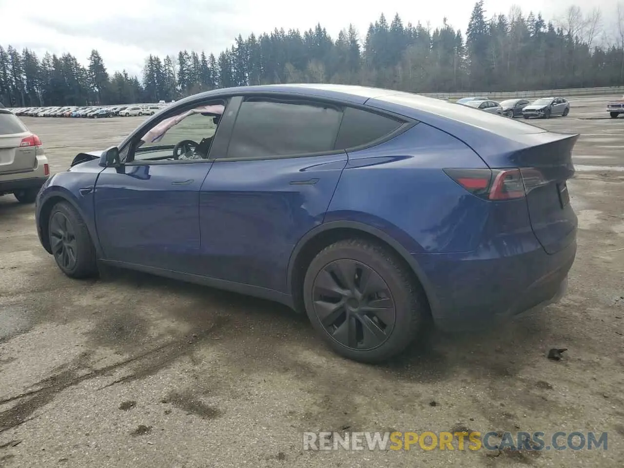 2 fotografías del automóvil dañado 7SAYGAEE8SF260565 TESLA MODEL Y 2025