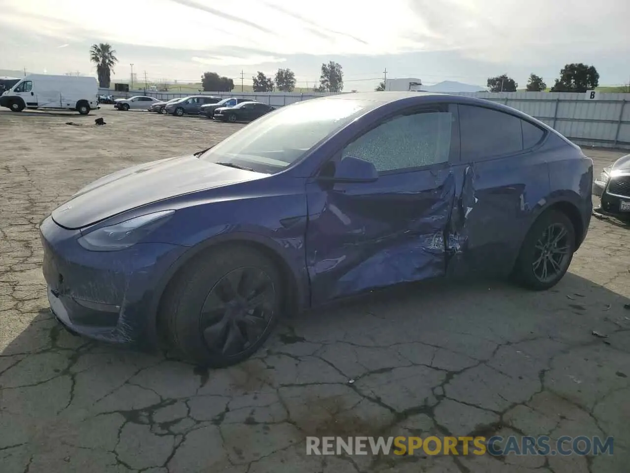1 fotografías del automóvil dañado 7SAYGAEE8SF262557 TESLA MODEL Y 2025