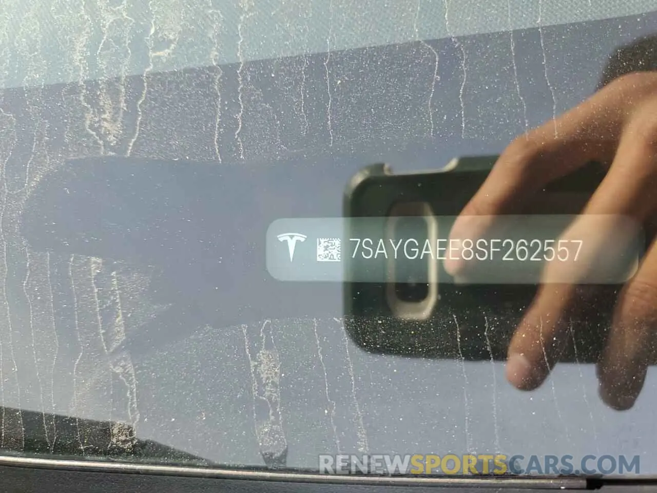 14 fotografías del automóvil dañado 7SAYGAEE8SF262557 TESLA MODEL Y 2025