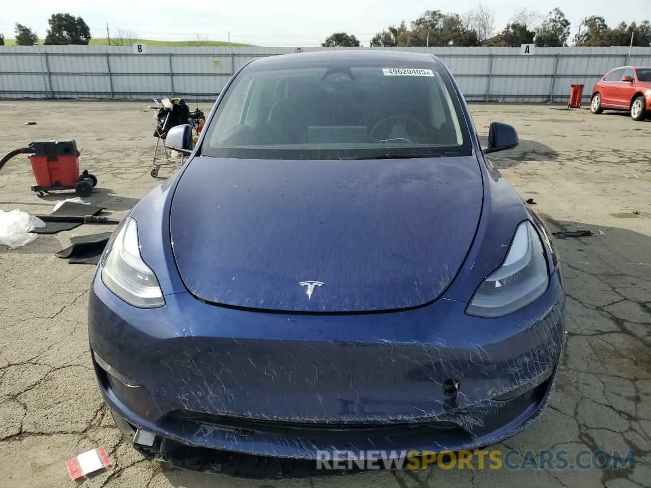 5 fotografías del automóvil dañado 7SAYGAEE8SF262557 TESLA MODEL Y 2025