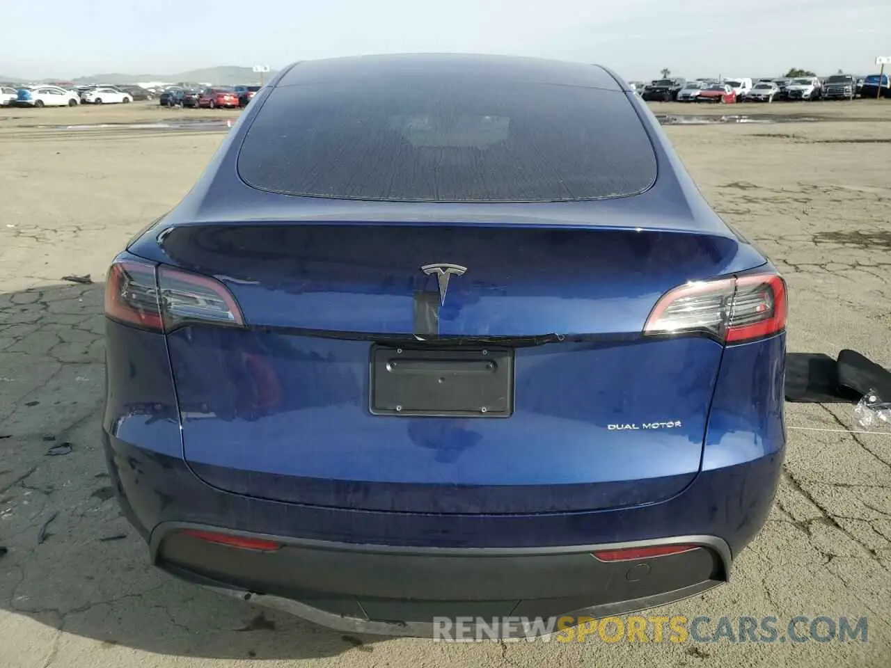 6 fotografías del automóvil dañado 7SAYGAEE8SF262557 TESLA MODEL Y 2025