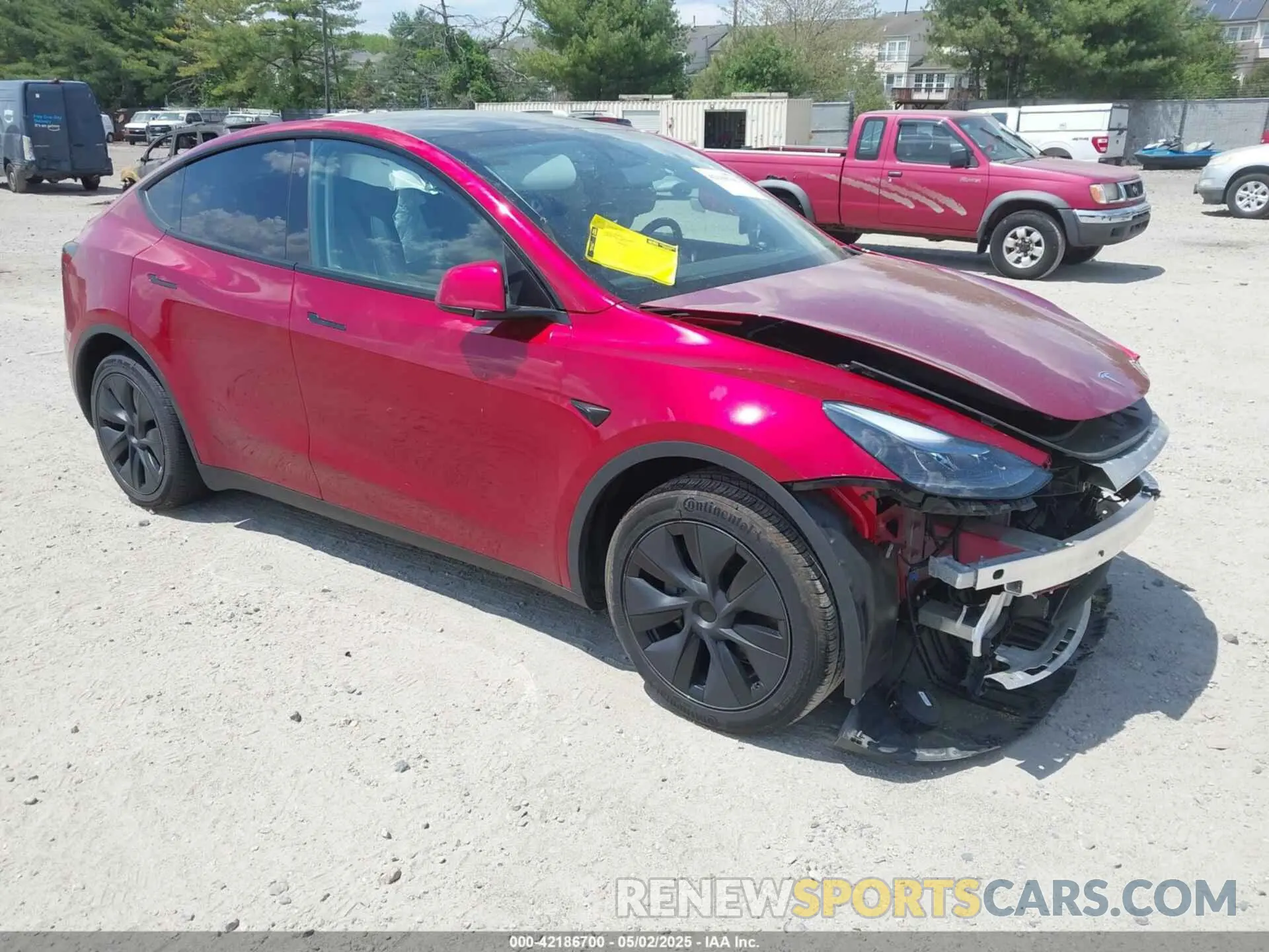 1 fotografías del automóvil dañado 7SAYGAEE8SF265863 TESLA MODEL Y 2025
