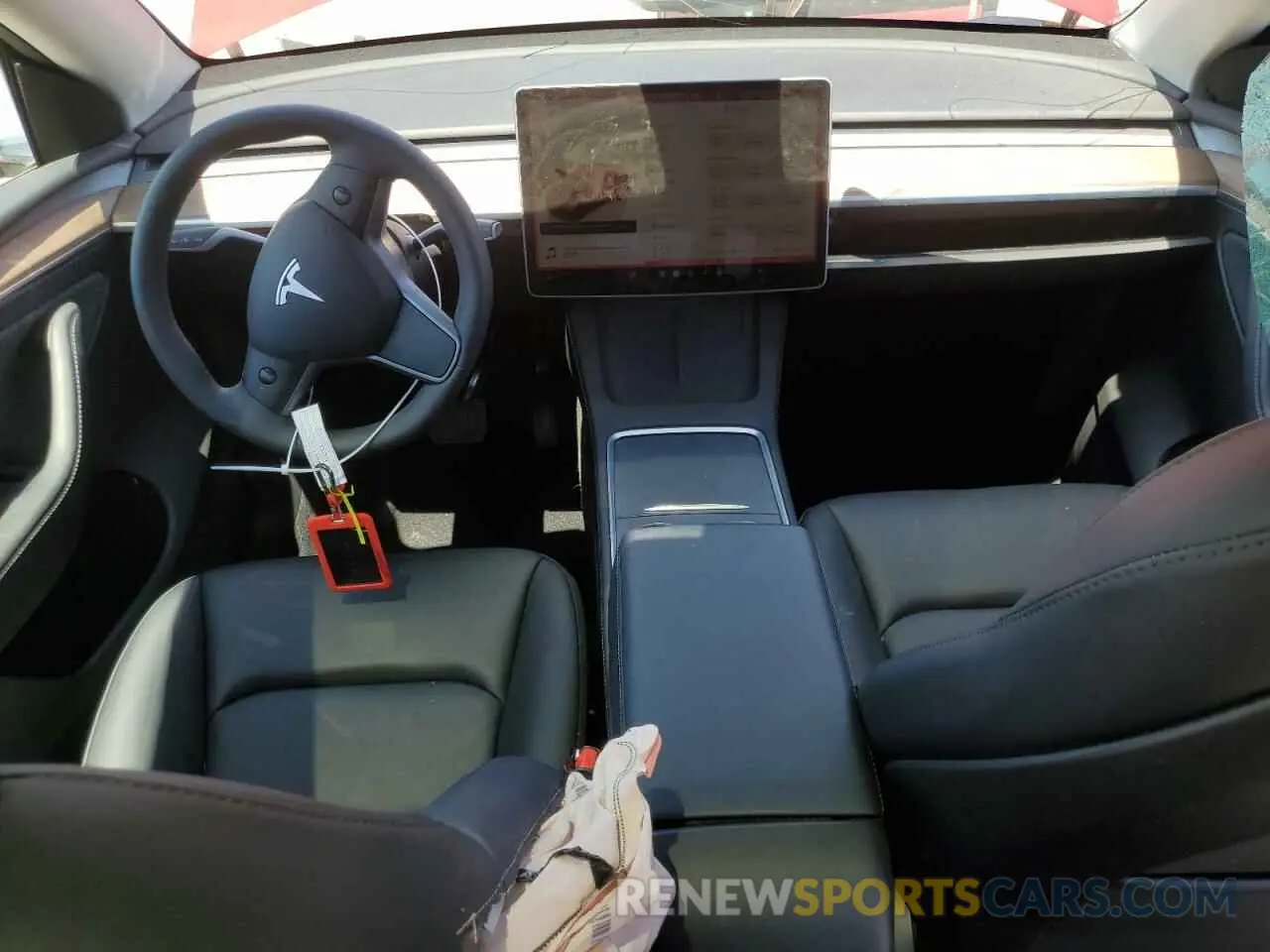 8 fotografías del automóvil dañado 7SAYGAEEXSF279327 TESLA MODEL Y 2025