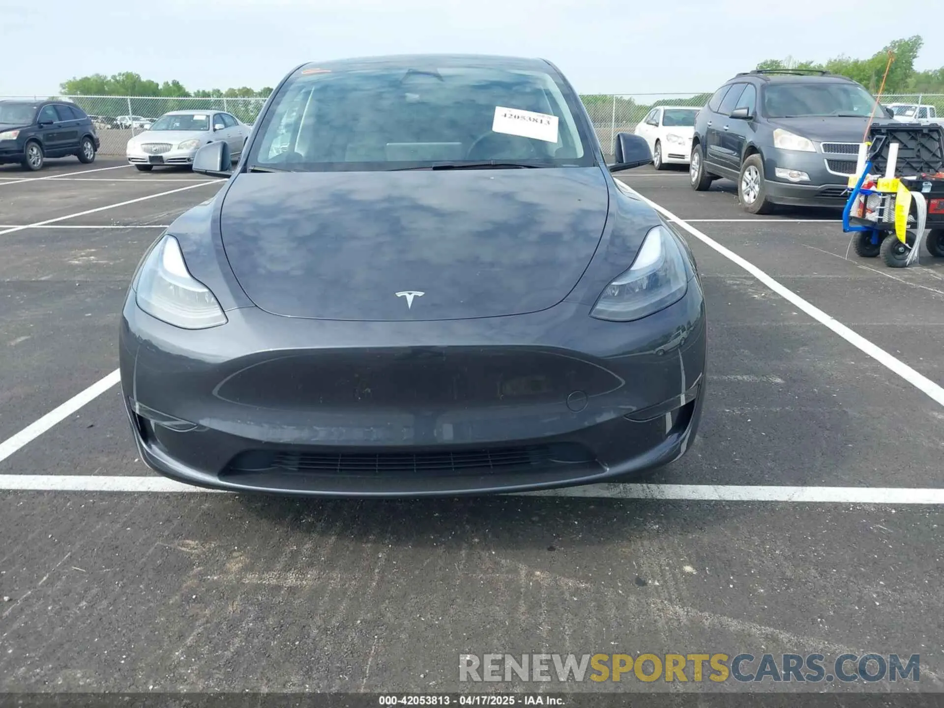 12 fotografías del automóvil dañado 7SAYGDED0SA354137 TESLA MODEL Y 2025