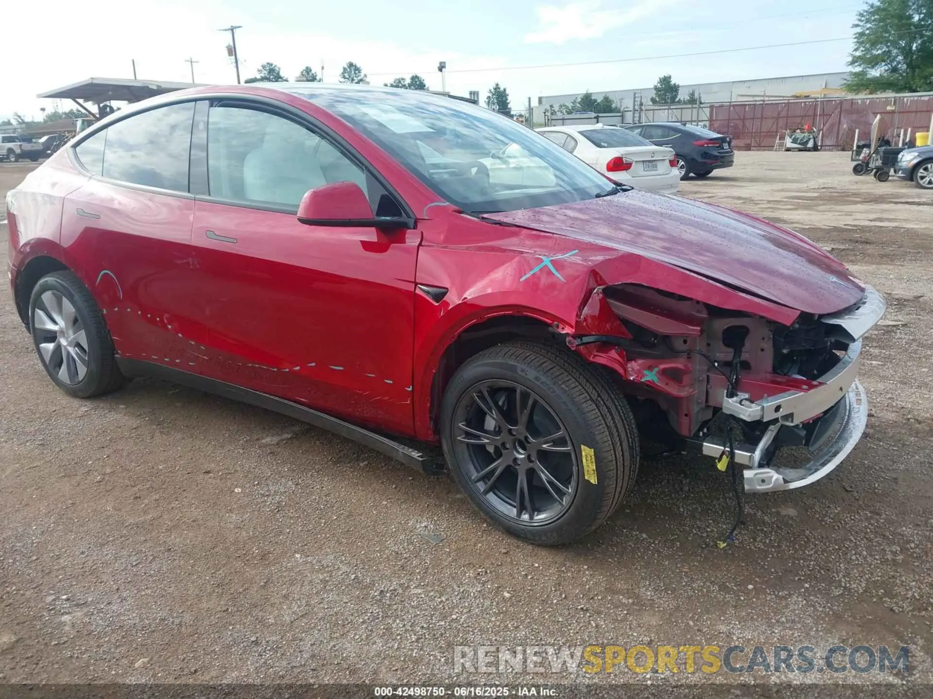 1 fotografías del automóvil dañado 7SAYGDED0SA356020 TESLA MODEL Y 2025
