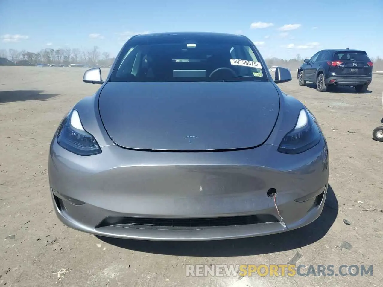5 fotografías del automóvil dañado 7SAYGDED0SF247561 TESLA MODEL Y 2025