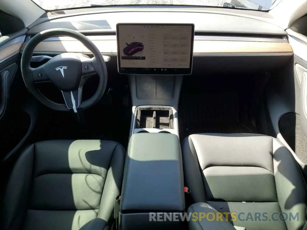8 fotografías del automóvil dañado 7SAYGDED0SF247561 TESLA MODEL Y 2025