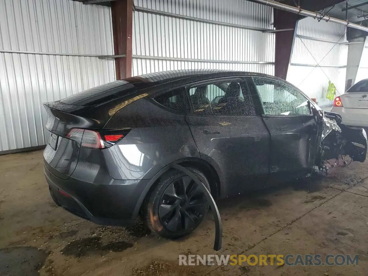 3 fotografías del automóvil dañado 7SAYGDED0SF262044 TESLA MODEL Y 2025
