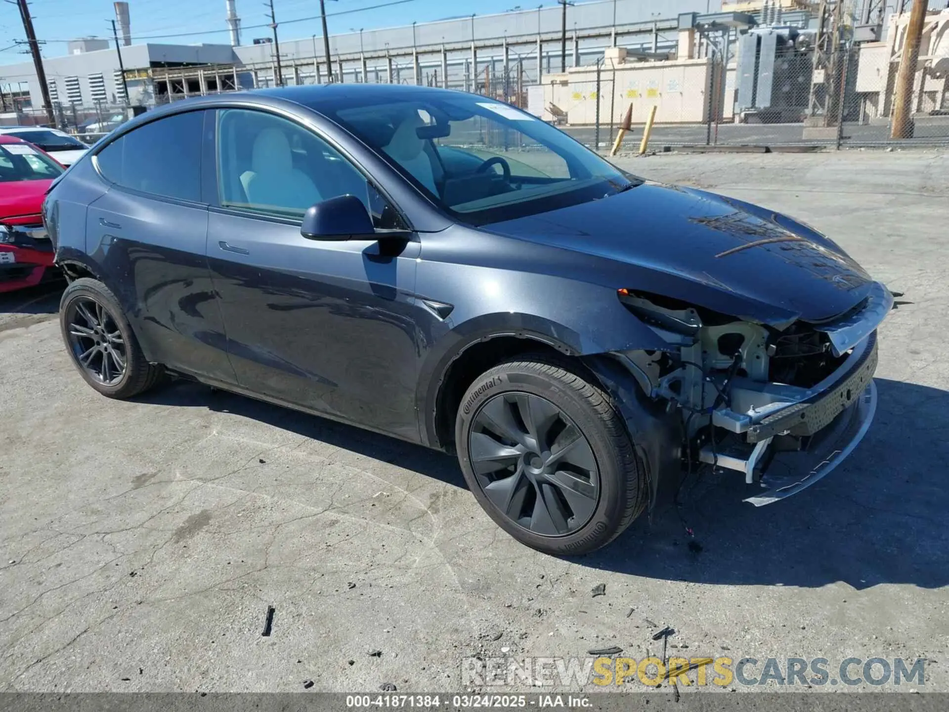 1 fotografías del automóvil dañado 7SAYGDED0SF314885 TESLA MODEL Y 2025