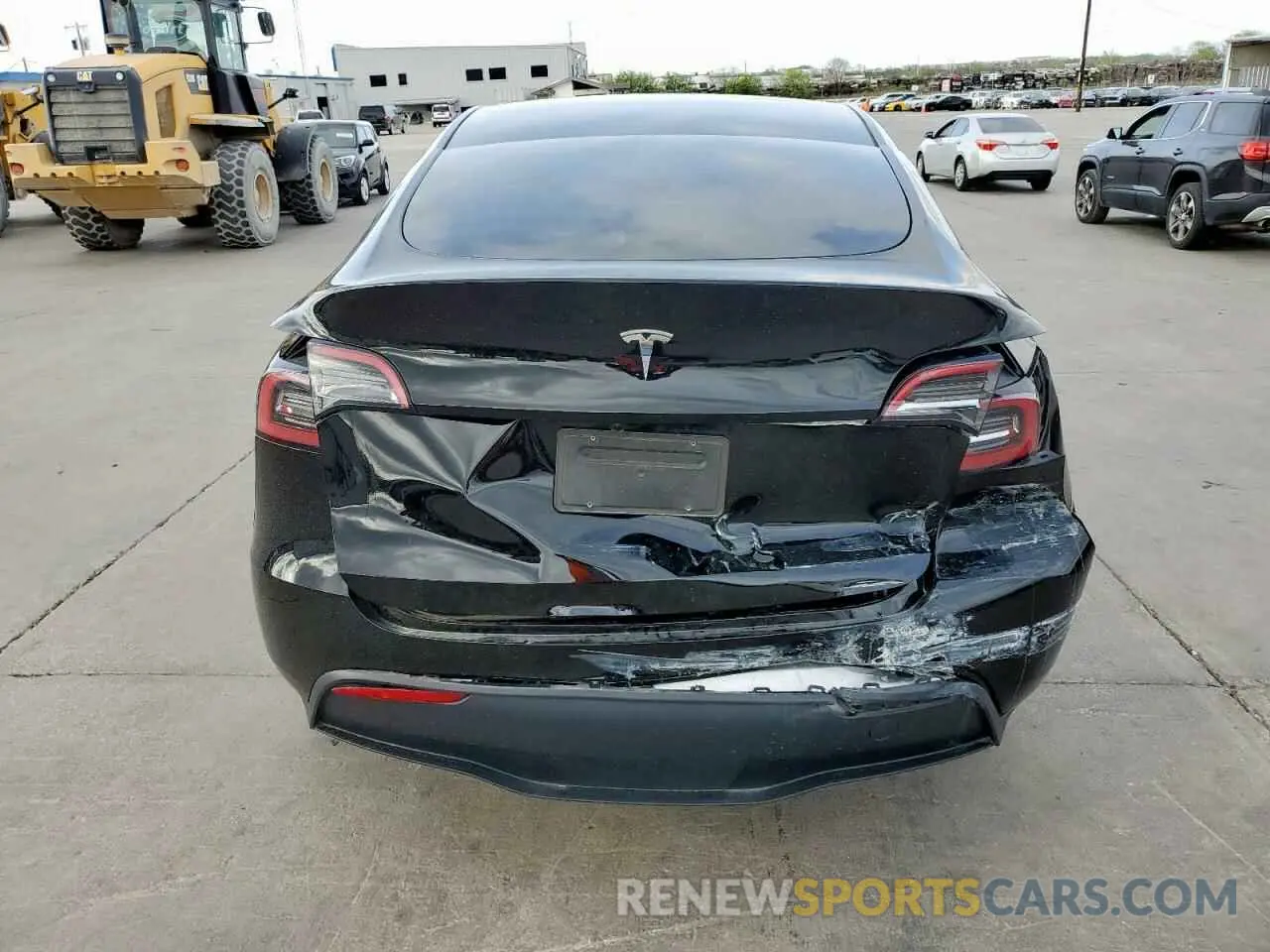 6 fotografías del automóvil dañado 7SAYGDED1SA358679 TESLA MODEL Y 2025