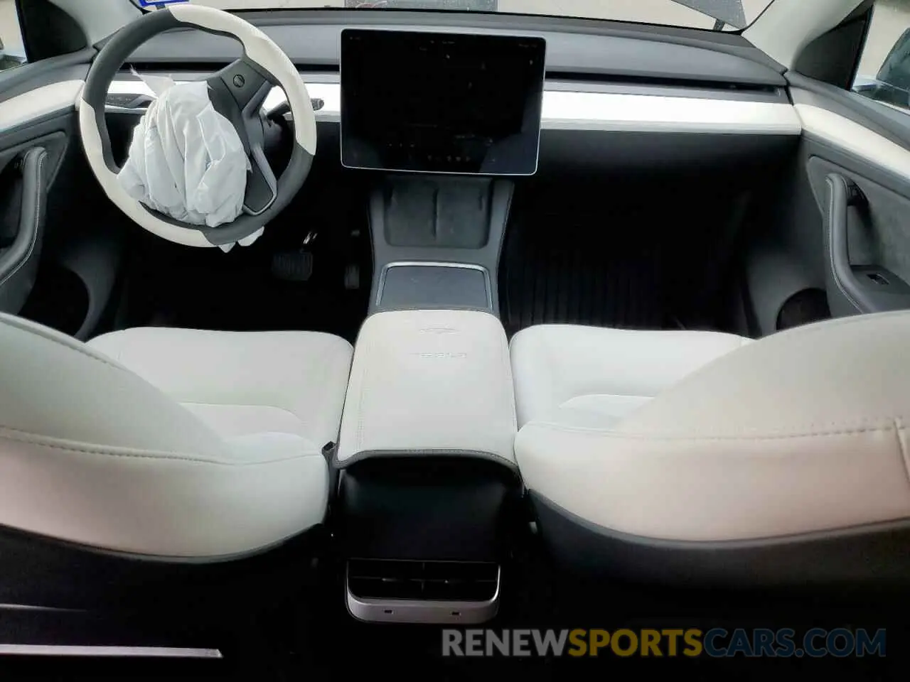 8 fotografías del automóvil dañado 7SAYGDED1SA358679 TESLA MODEL Y 2025