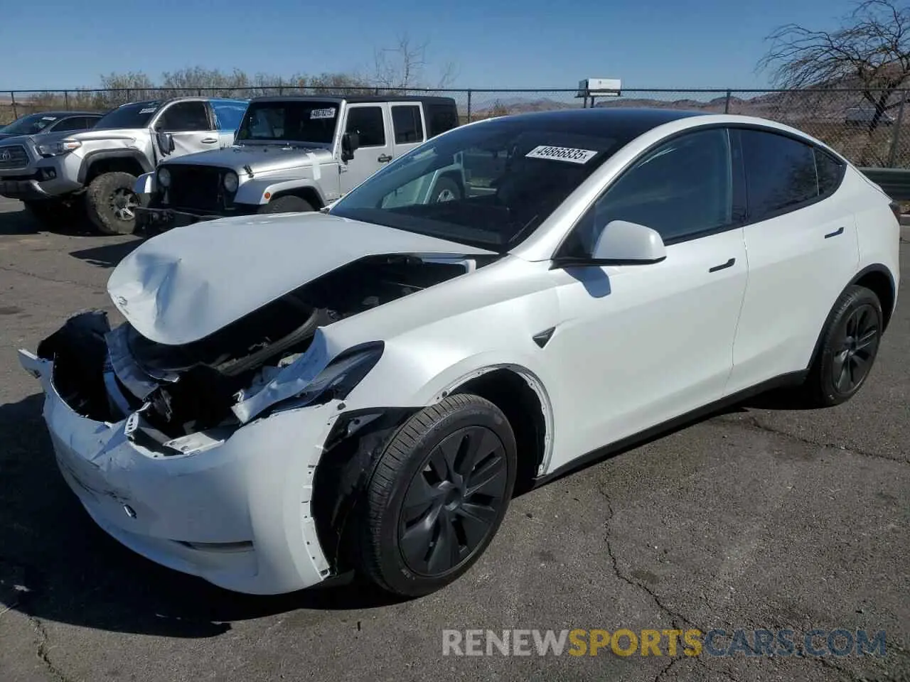 1 fotografías del automóvil dañado 7SAYGDED2SA373756 TESLA MODEL Y 2025