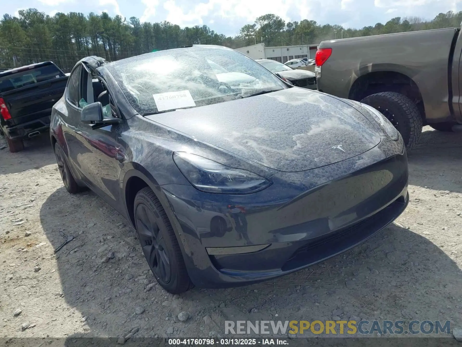 1 fotografías del automóvil dañado 7SAYGDED3SA352138 TESLA MODEL Y 2025