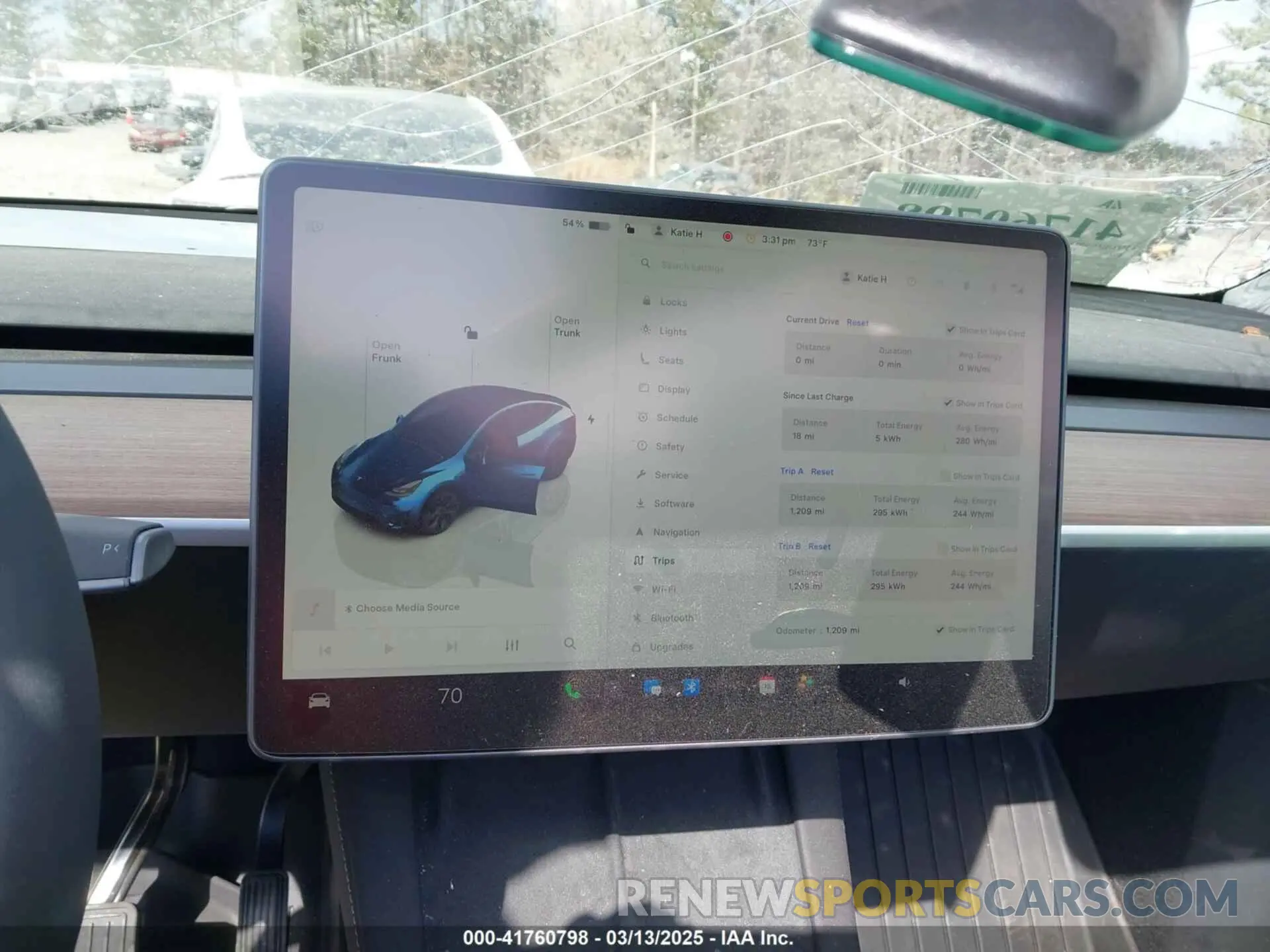 17 fotografías del automóvil dañado 7SAYGDED3SA352138 TESLA MODEL Y 2025