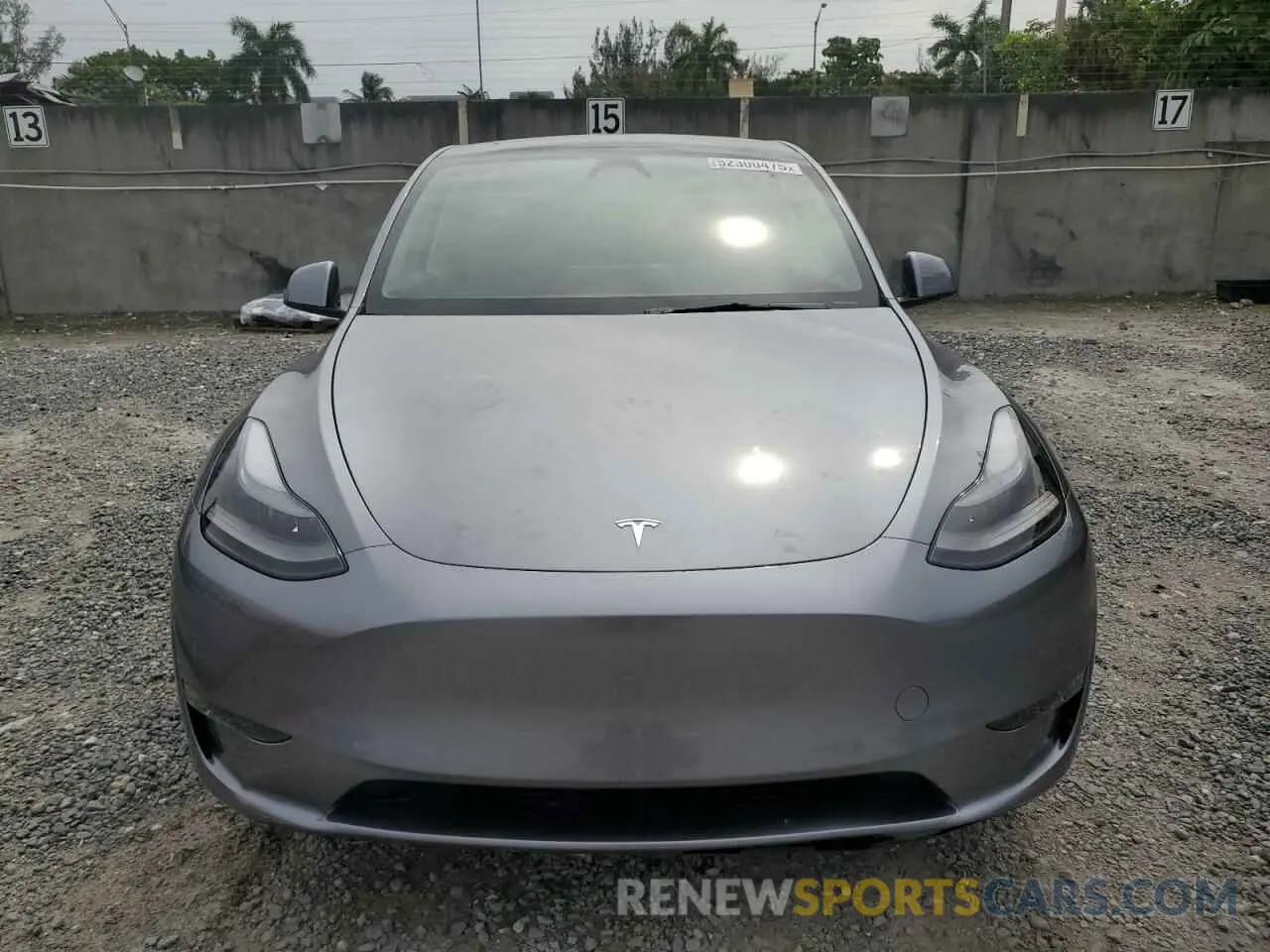 5 fotografías del automóvil dañado 7SAYGDED3SF281798 TESLA MODEL Y 2025