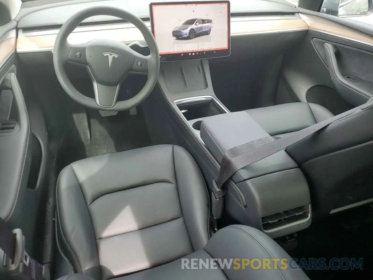 8 fotografías del automóvil dañado 7SAYGDED3SF281798 TESLA MODEL Y 2025