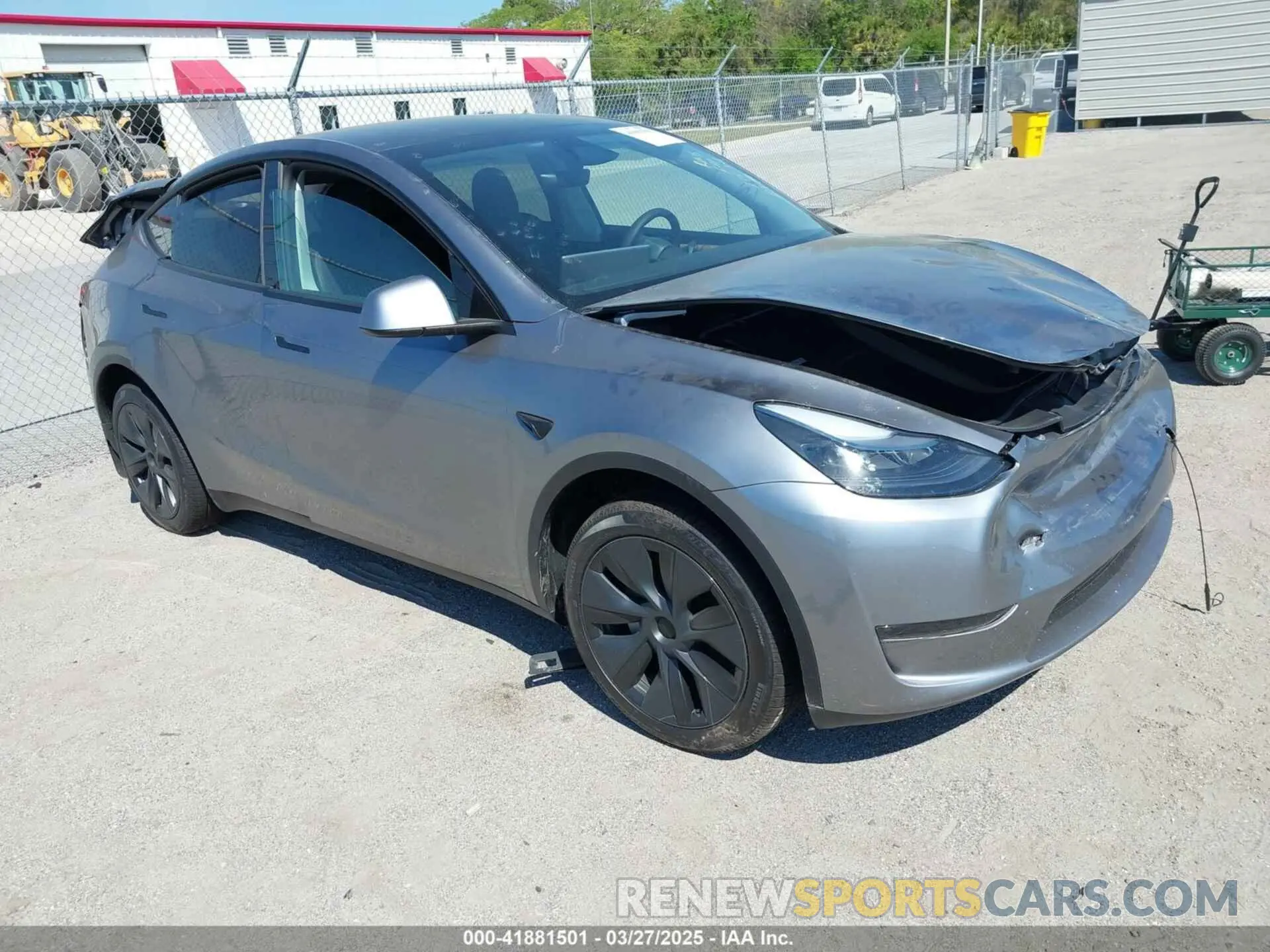 1 fotografías del automóvil dañado 7SAYGDED4SA357476 TESLA MODEL Y 2025