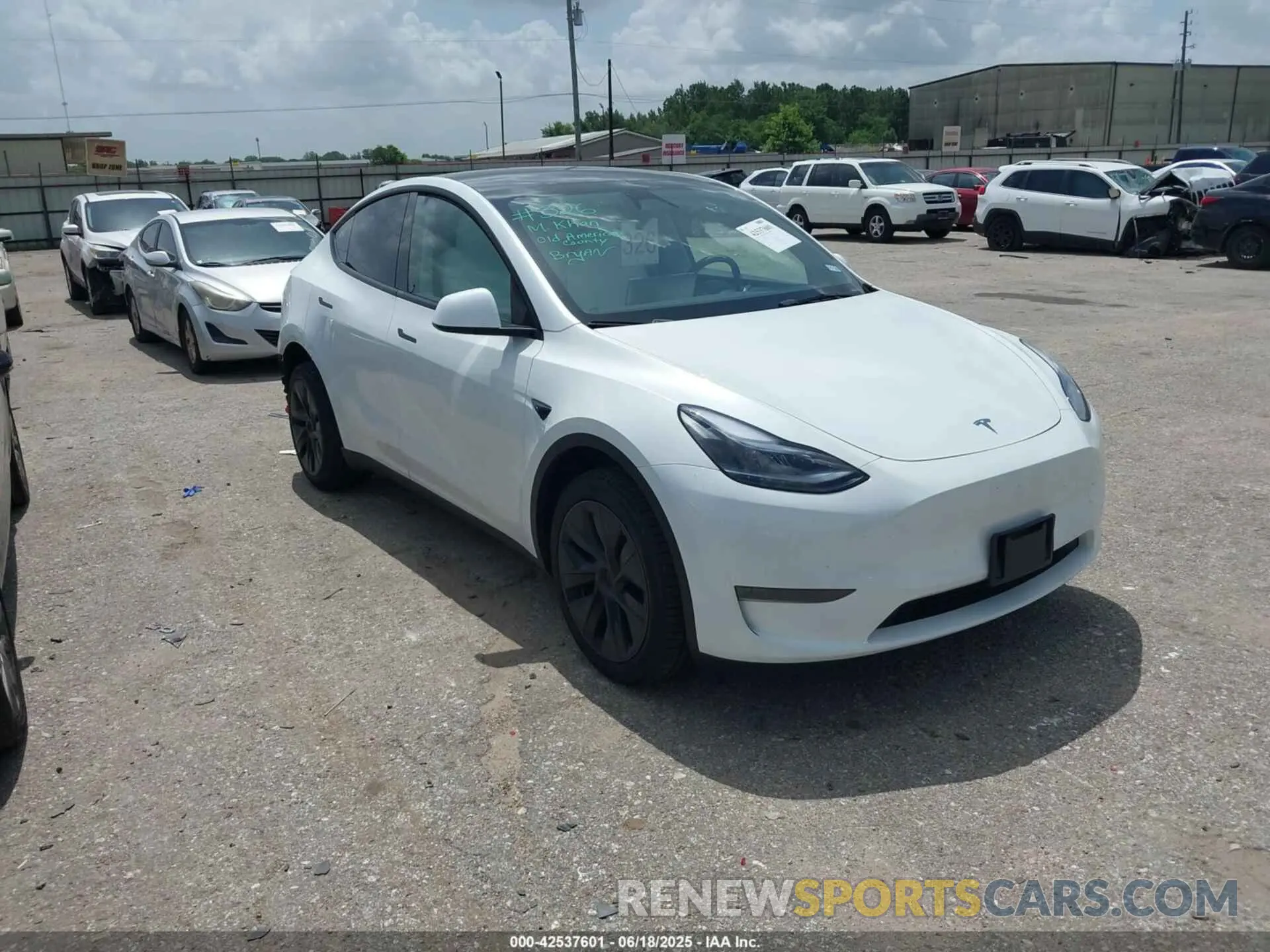 1 fotografías del automóvil dañado 7SAYGDED5SA352609 TESLA MODEL Y 2025
