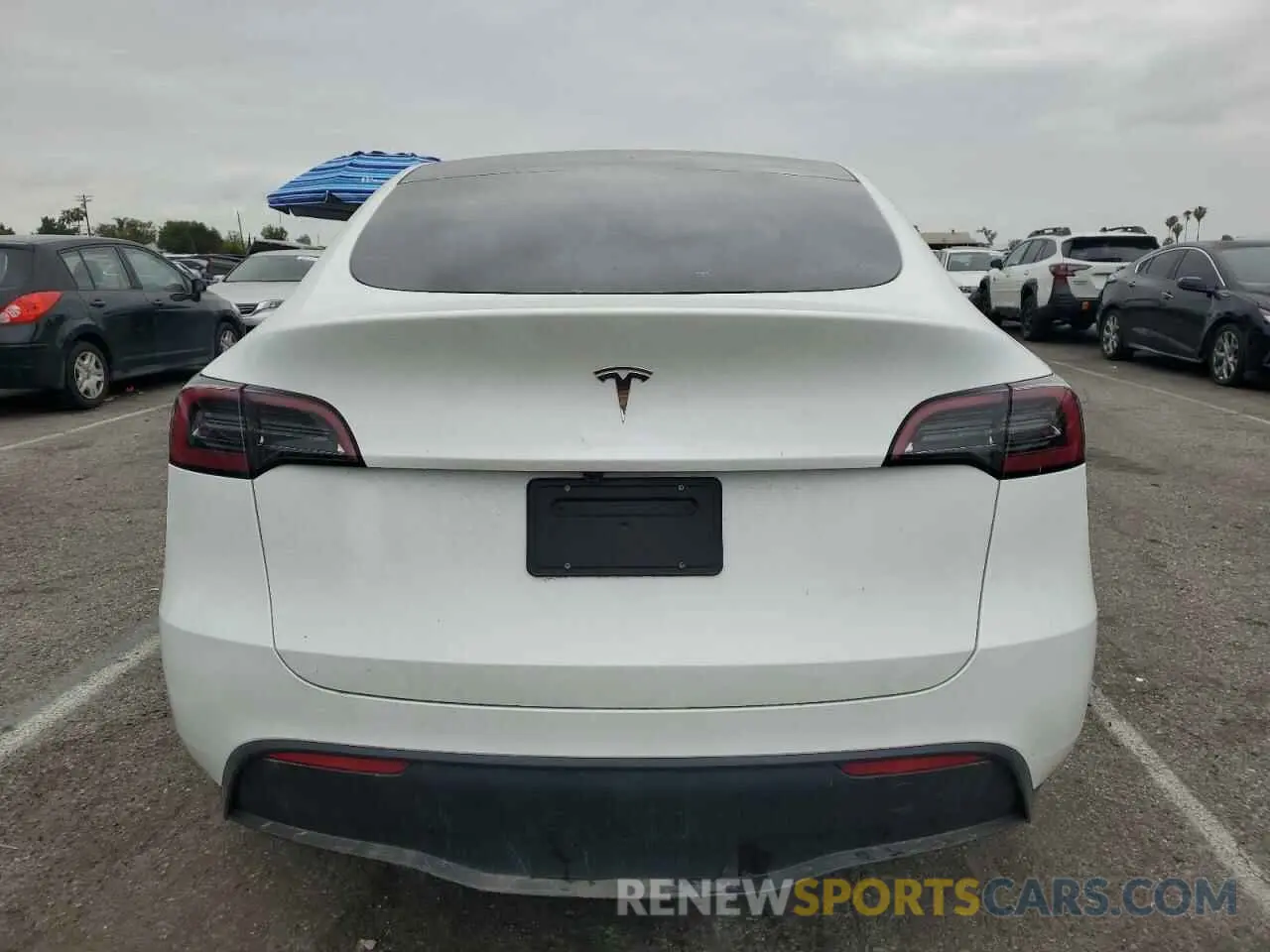 6 fotografías del automóvil dañado 7SAYGDED5SF228228 TESLA MODEL Y 2025