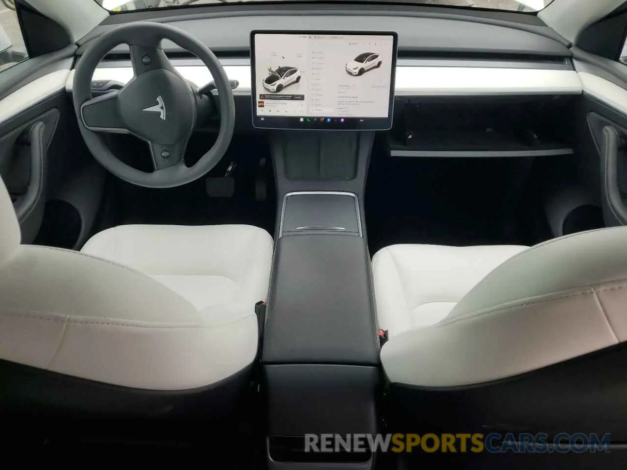 8 fotografías del automóvil dañado 7SAYGDED5SF228228 TESLA MODEL Y 2025
