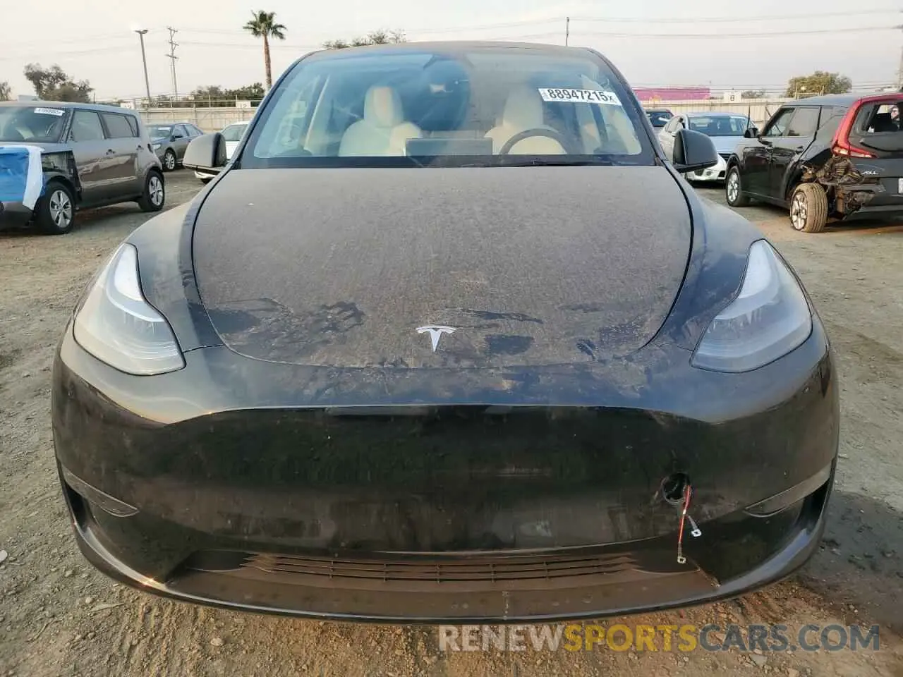 5 fotografías del automóvil dañado 7SAYGDED6SF228593 TESLA MODEL Y 2025