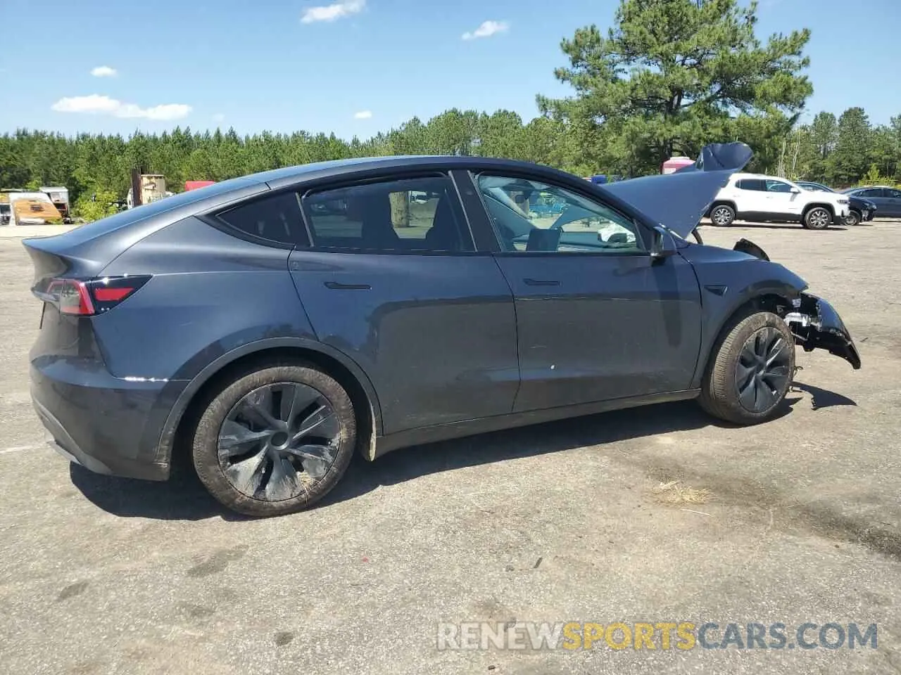 3 fotografías del automóvil dañado 7SAYGDED7SA348741 TESLA MODEL Y 2025