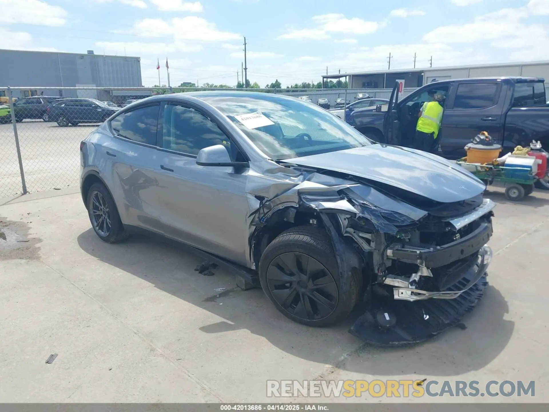 1 fotografías del automóvil dañado 7SAYGDED7SA357679 TESLA MODEL Y 2025