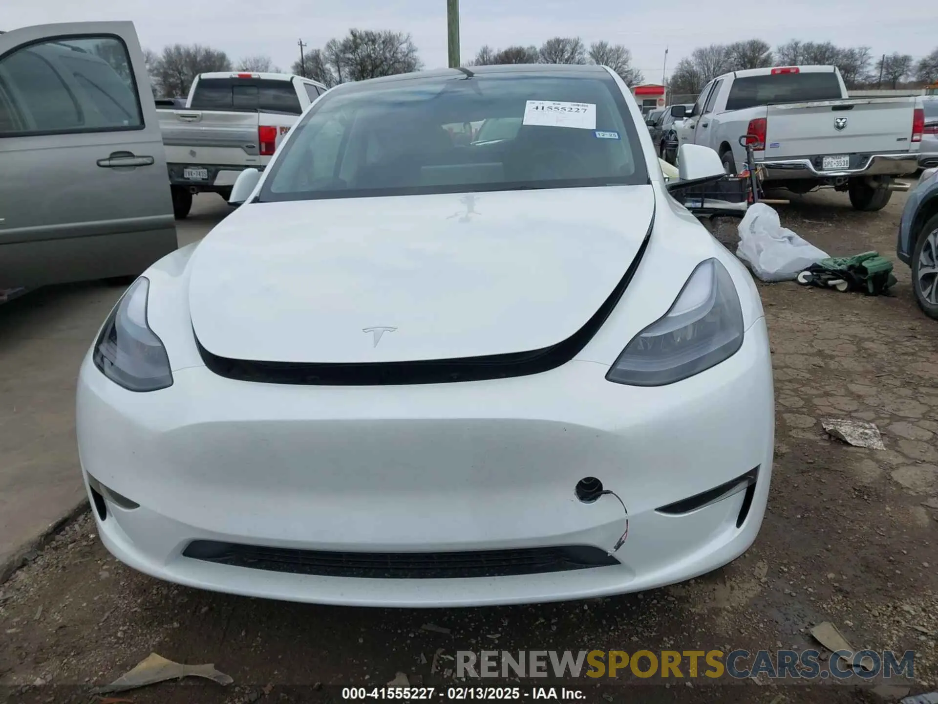 11 fotografías del automóvil dañado 7SAYGDED9SA357876 TESLA MODEL Y 2025