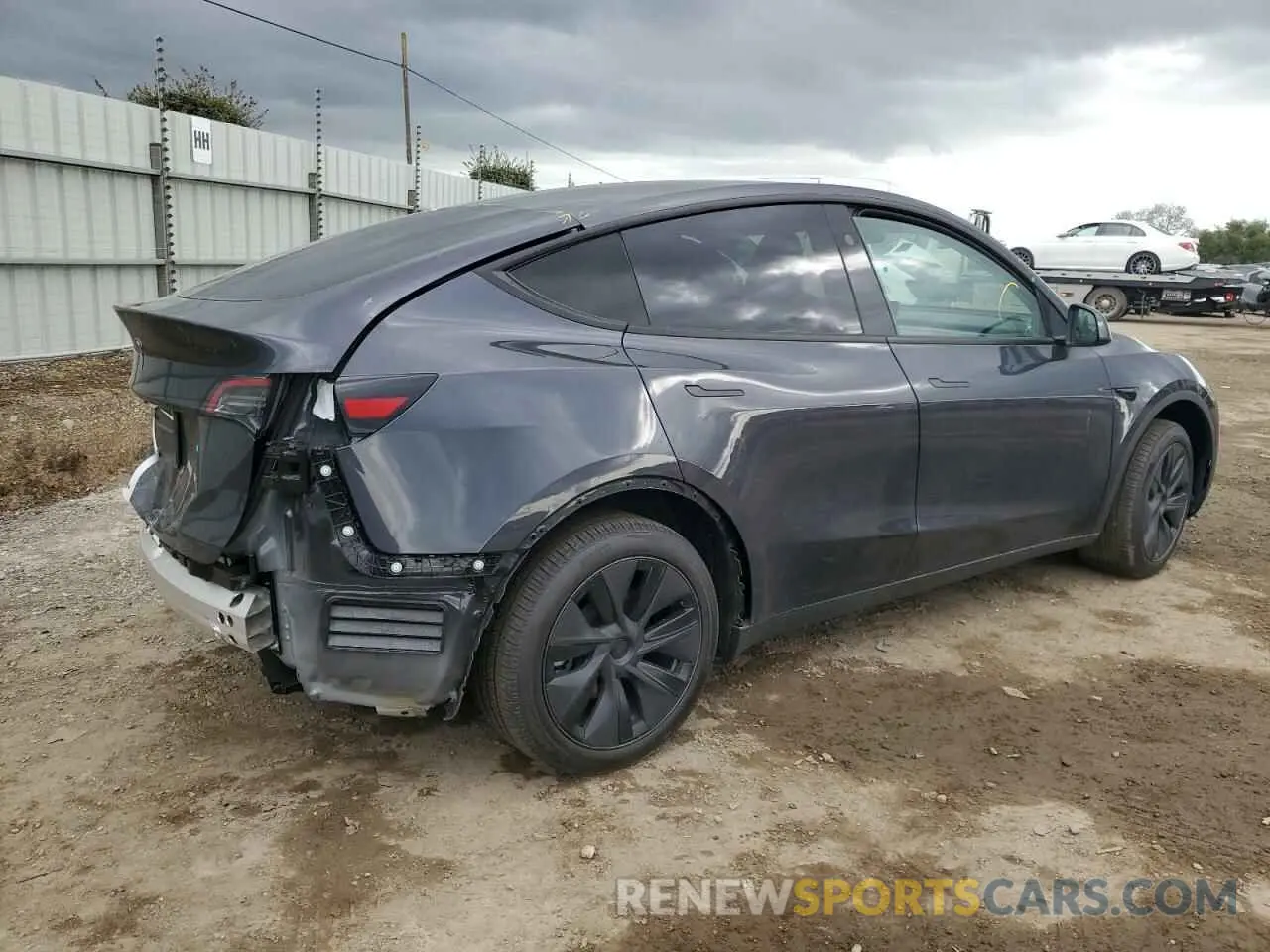 3 fotografías del automóvil dañado 7SAYGDED9SF256291 TESLA MODEL Y 2025