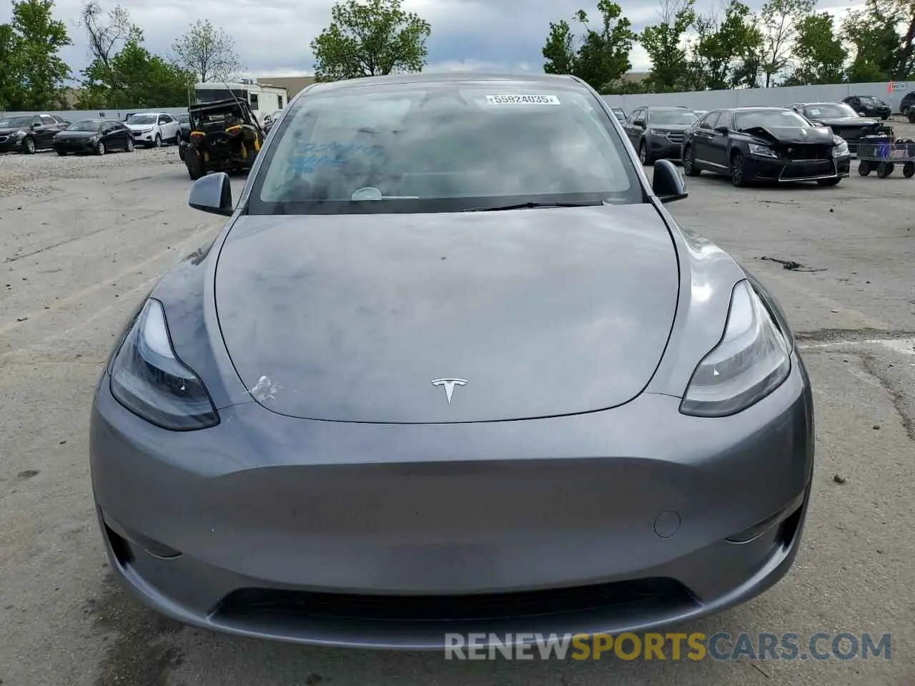 5 fotografías del automóvil dañado 7SAYGDEDXSF223719 TESLA MODEL Y 2025